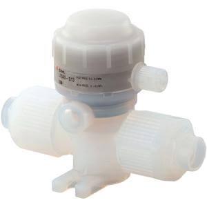 LVQS, High Purity Air Operated Chemical Valve, Integral Fitting, Space Saving Type