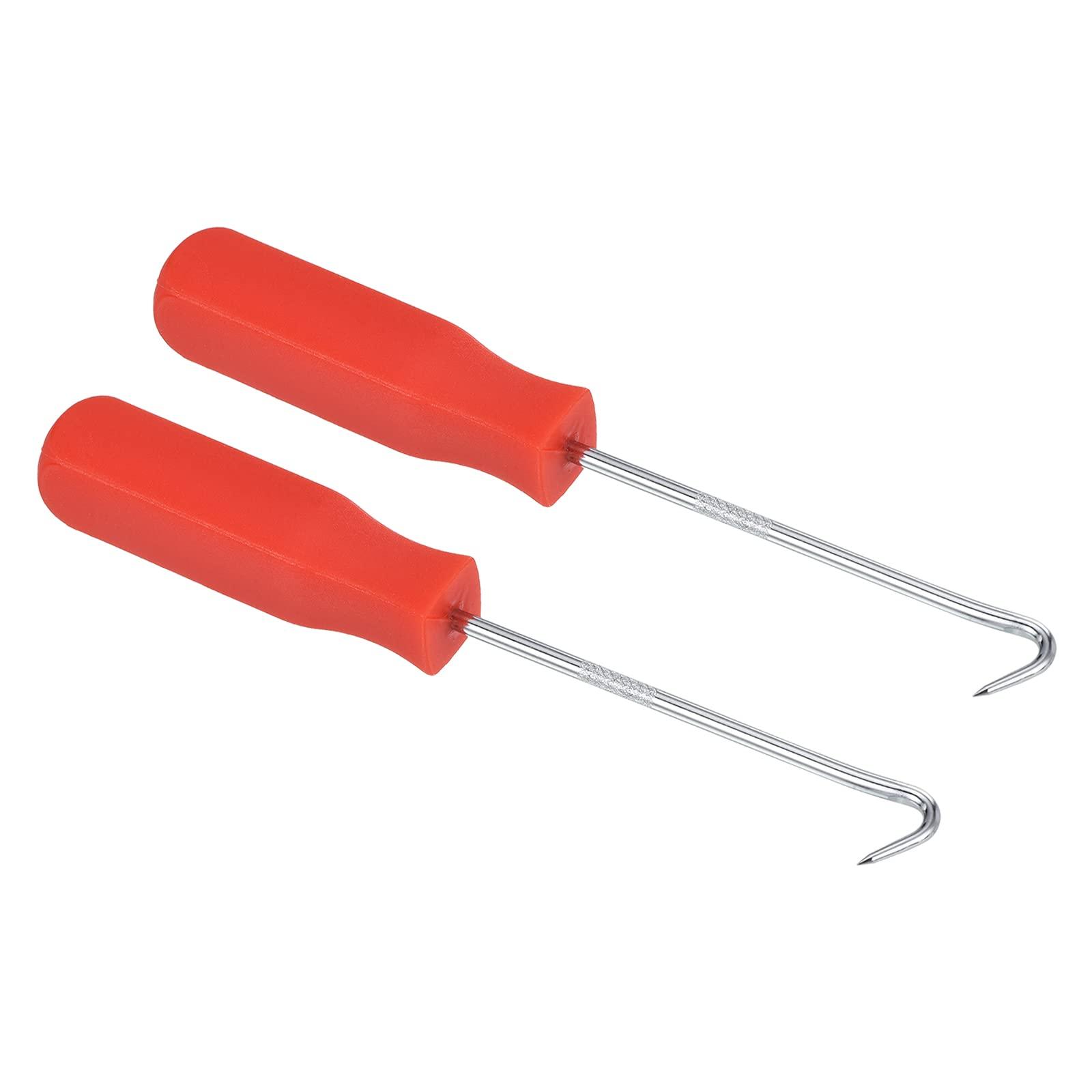 PATIKIL O-Ring 90 Degree Hooks 142mm, 2 Pcs Oil Seal Gasket Precision Screwdriver Puller
