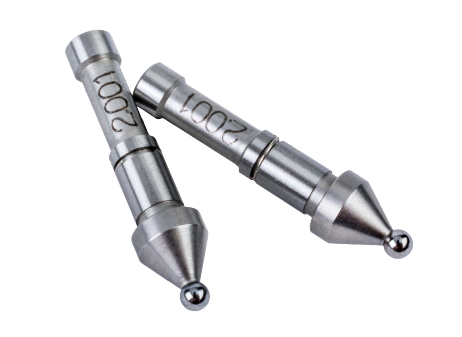 Mitutoyo, 124-805, 2mm diam ball anvil for gear tooth micrometer, 1.25 gear module, diametral pitch 22