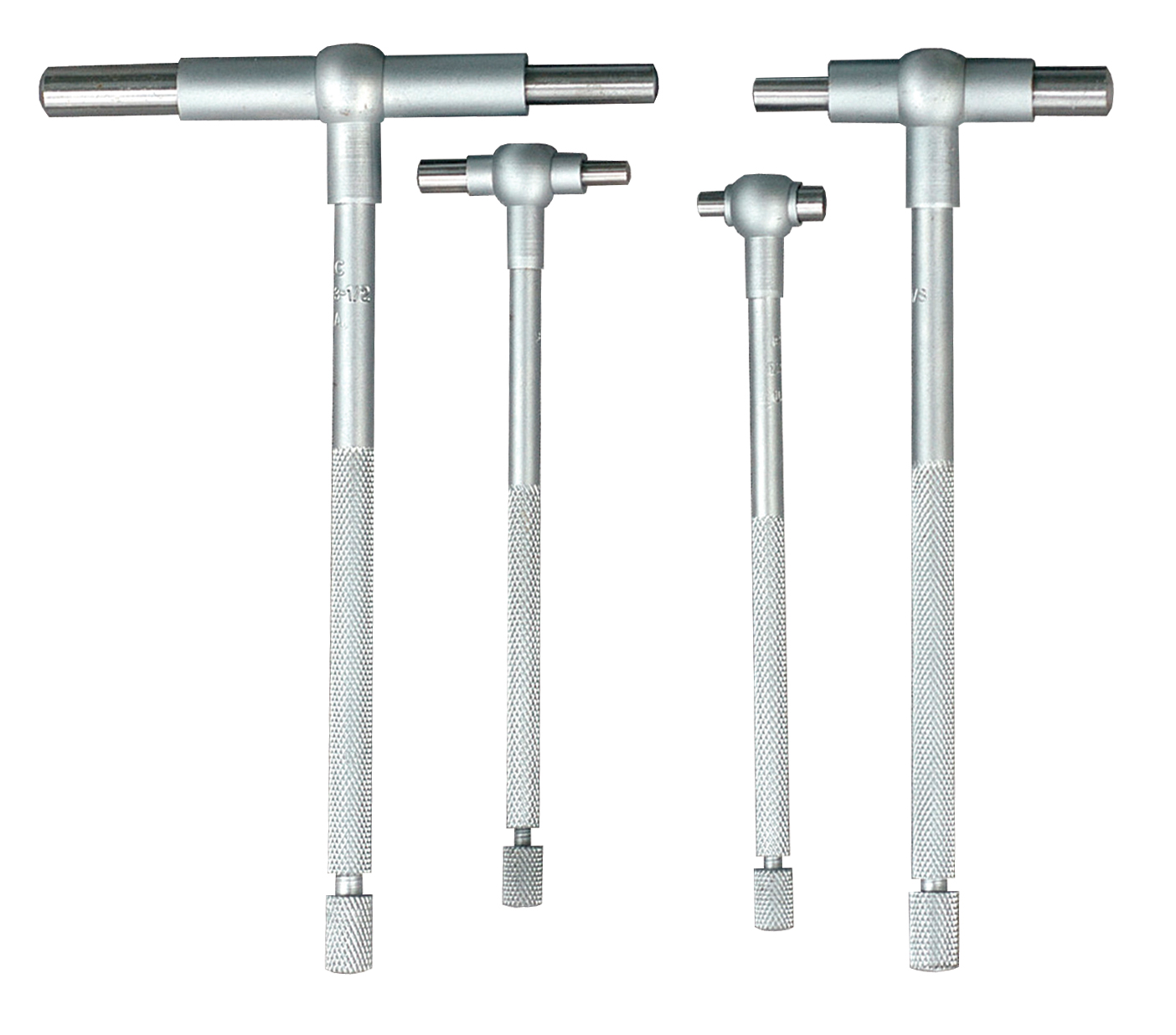 Mitutoyo, 155-907, .313-2.125 In, Telescoping Gage Set, 4 Pieces (.313-.5 In, .5-.75 In, .75-1.25 In, 1.25-2.125 In)