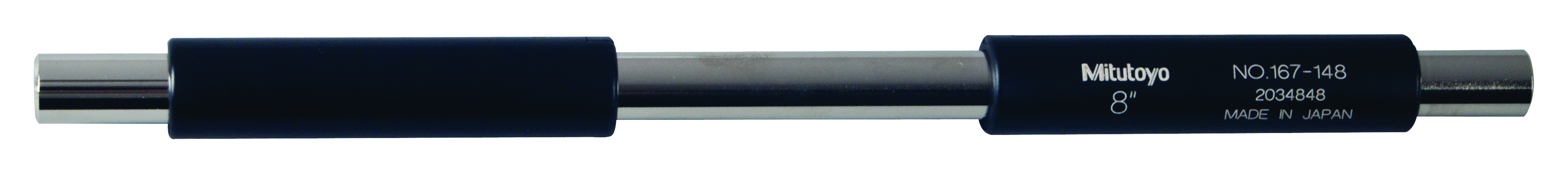 Mitutoyo, 167-148, 8 In, Micrometer Standard Bar, .37 In, Diameter