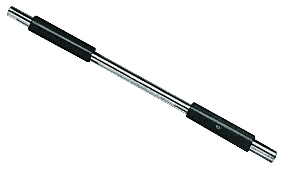 Mitutoyo, 167-150, 10 In, Micrometer Standard Bar, .37 In, Diameter