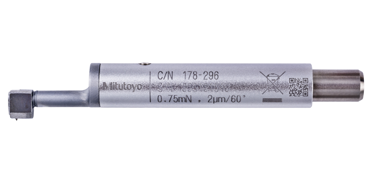 Mitutoyo, 178-296, .75mN, 60 degree 2 Micron Stylus Tip, Replacement Low-Force Detector for SJ-210 and SJ-310 Surface Roughness Tester Standard and Retractable Drive Unit Models