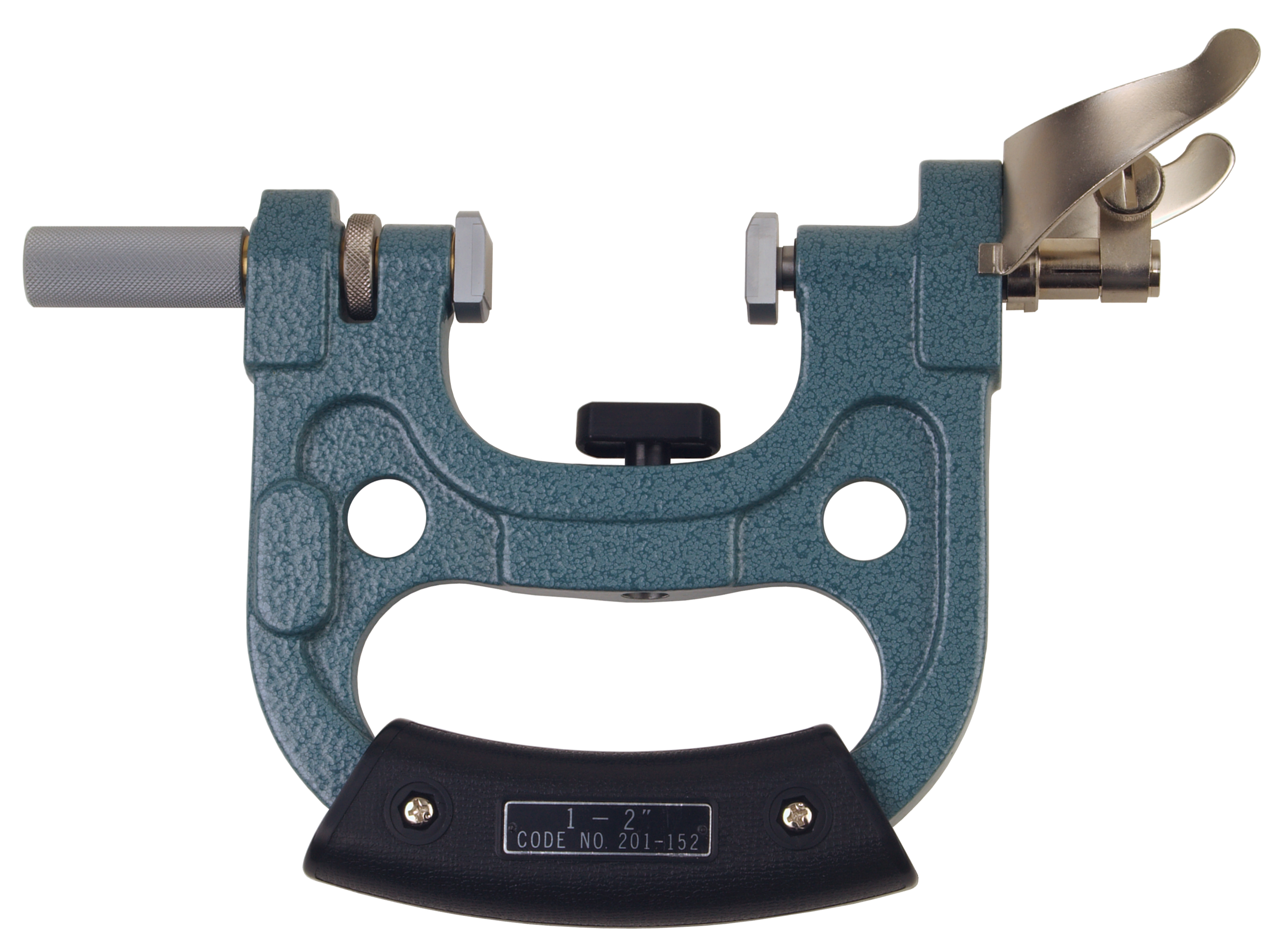 Mitutoyo, 201-152, 1-2 In Dial Snap Gage, 3/8 In stem dia., indicator not included