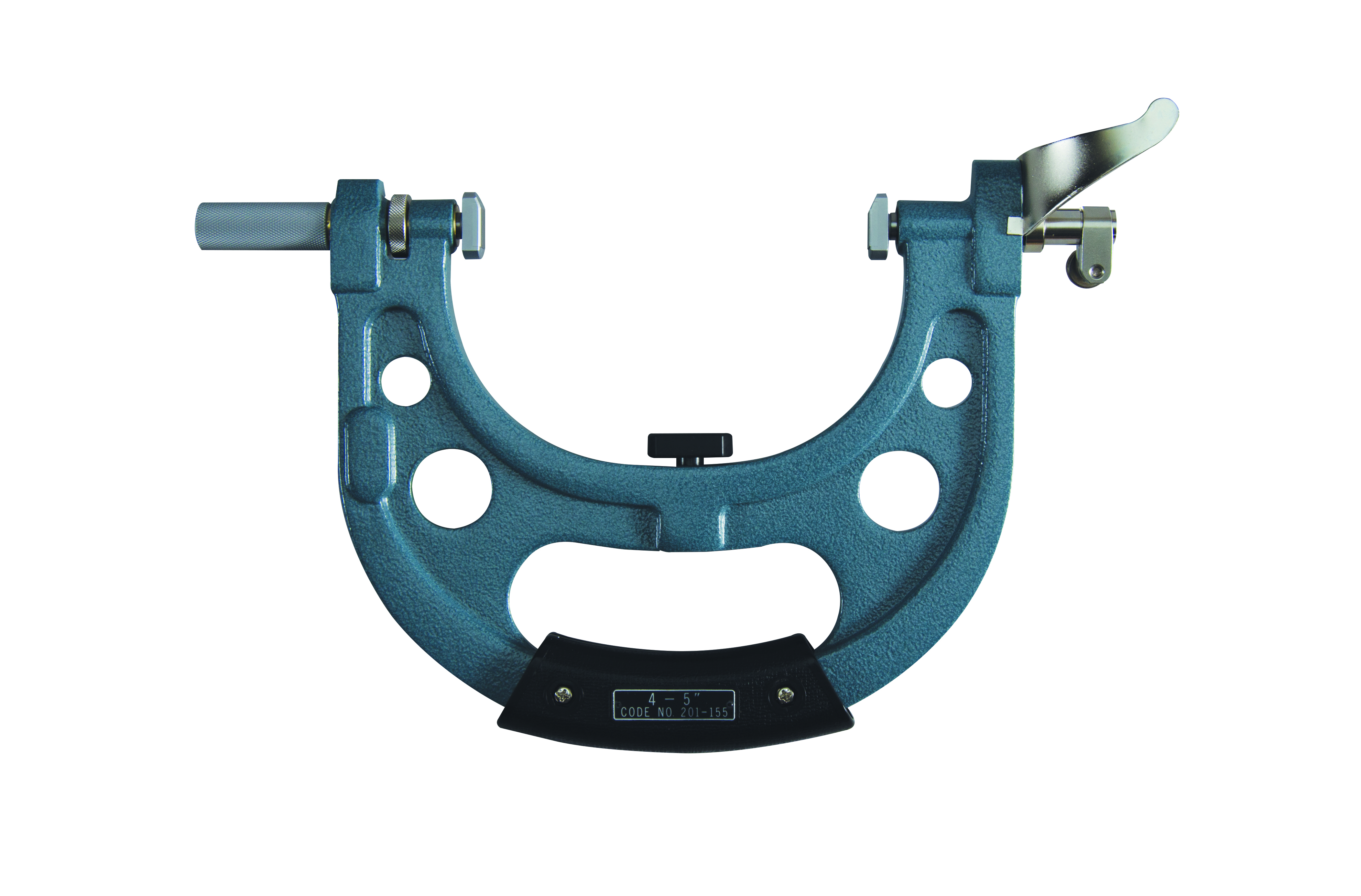 Mitutoyo, 201-155, 4-5 In Dial Snap Gage, 3/8 In stem dia., indicator not included