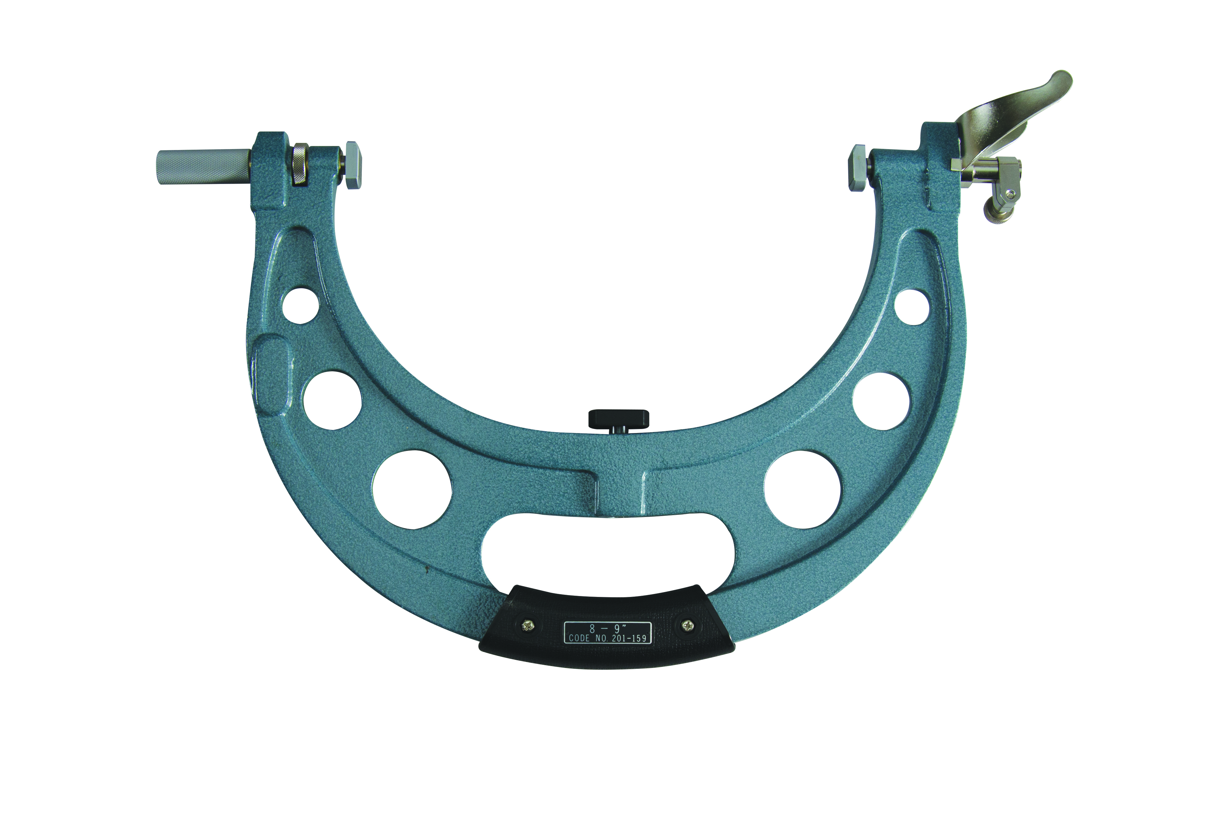 Mitutoyo, 201-159, 8-9 In Dial Snap Gage, 3/8 In stem dia., indicator not included