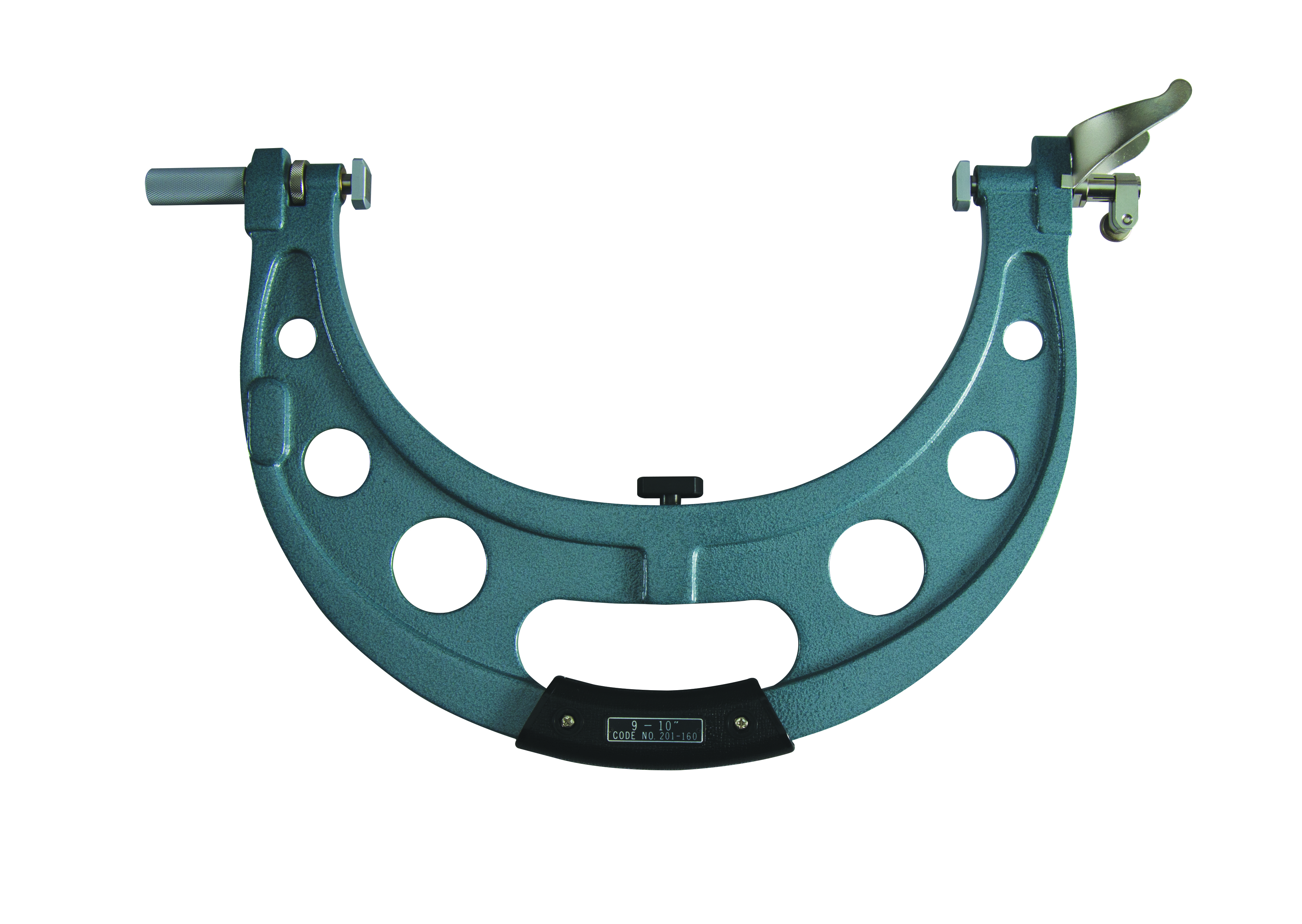 Mitutoyo, 201-160, 9-10 In Dial Snap Gage, 3/8 In stem dia., indicator not included