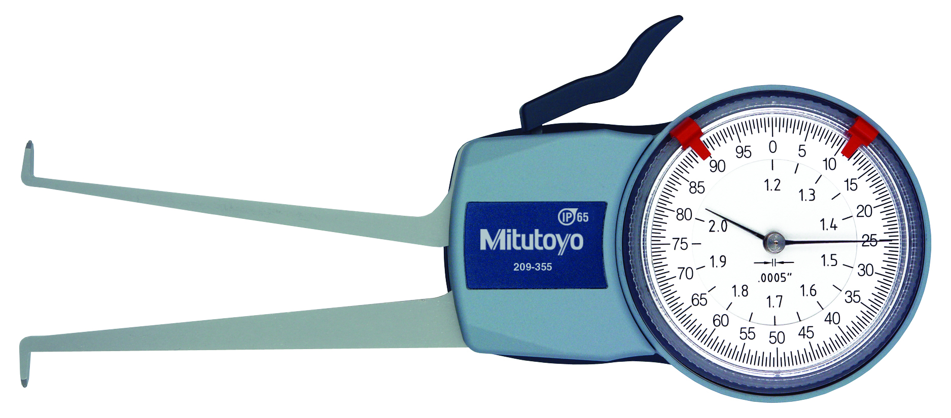 Mitutoyo, 209-355, DIAL CALIPER GAGE,  CGGI 1.2-2 In