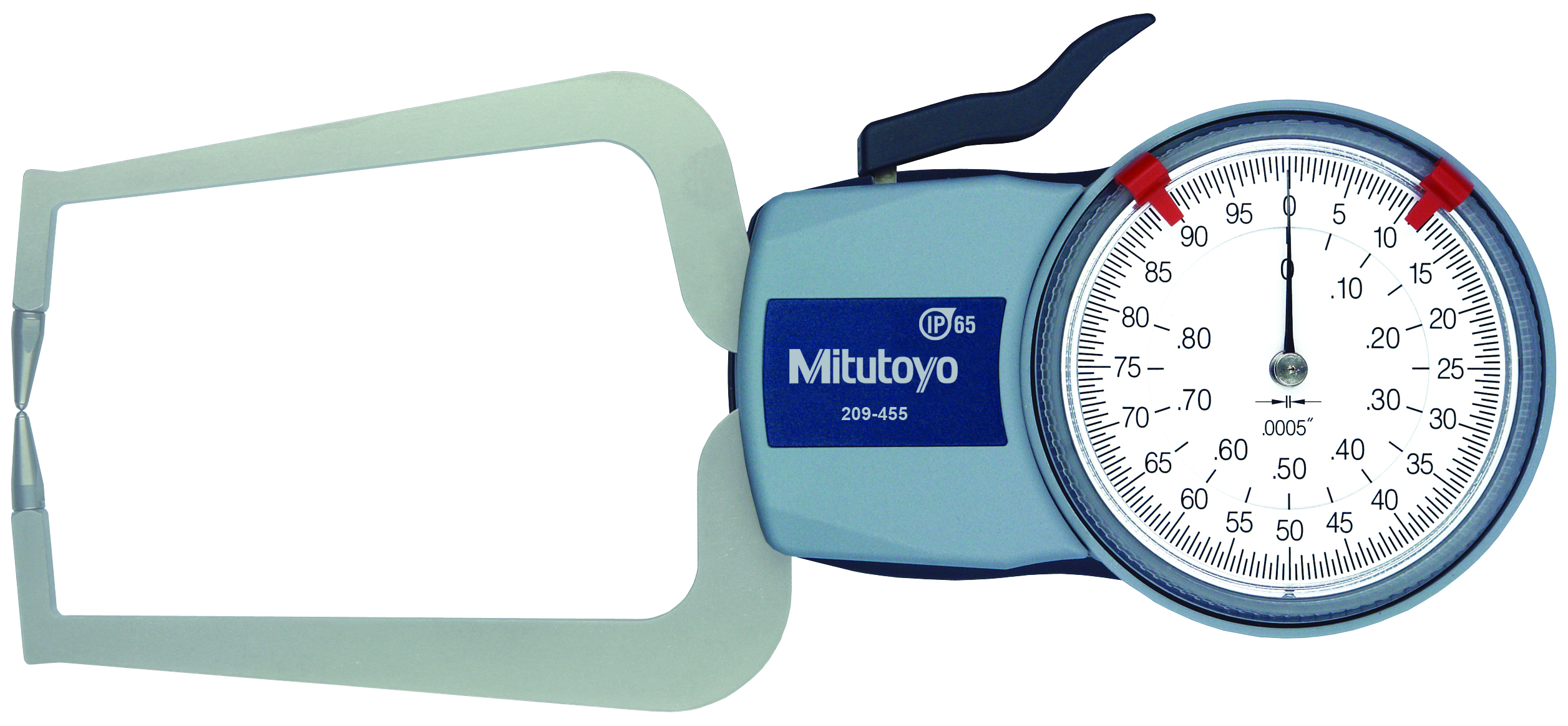 Mitutoyo, 209-455, DIAL CALIPER GAGE 0-.8 In