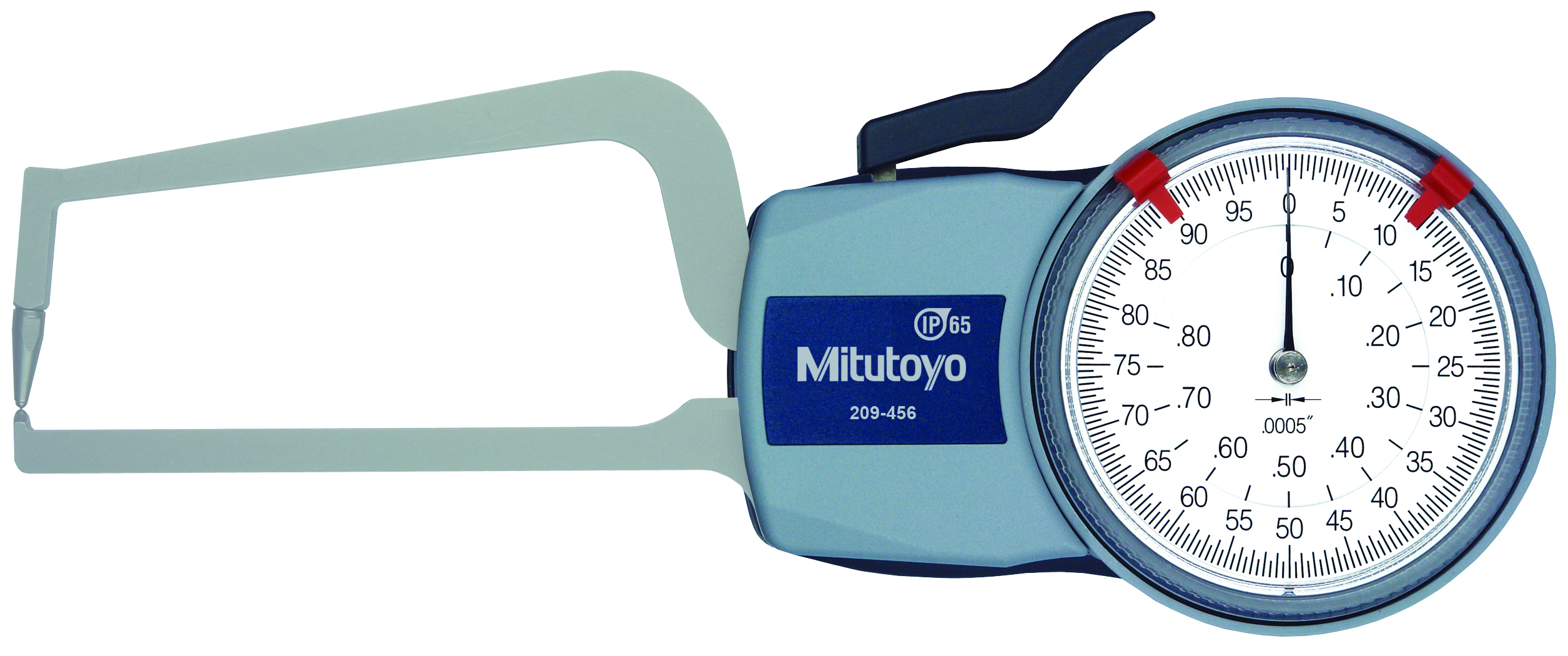 Mitutoyo, 209-456, DIAL CALIPER GAGE CGGO 0-.8 In