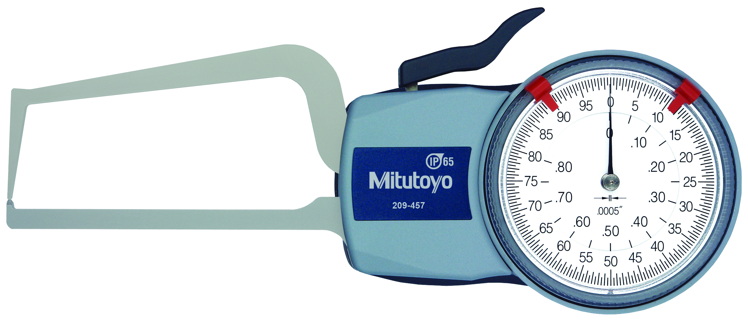 Mitutoyo, 209-457, DIAL CALIPER GAGE 0-.8 In