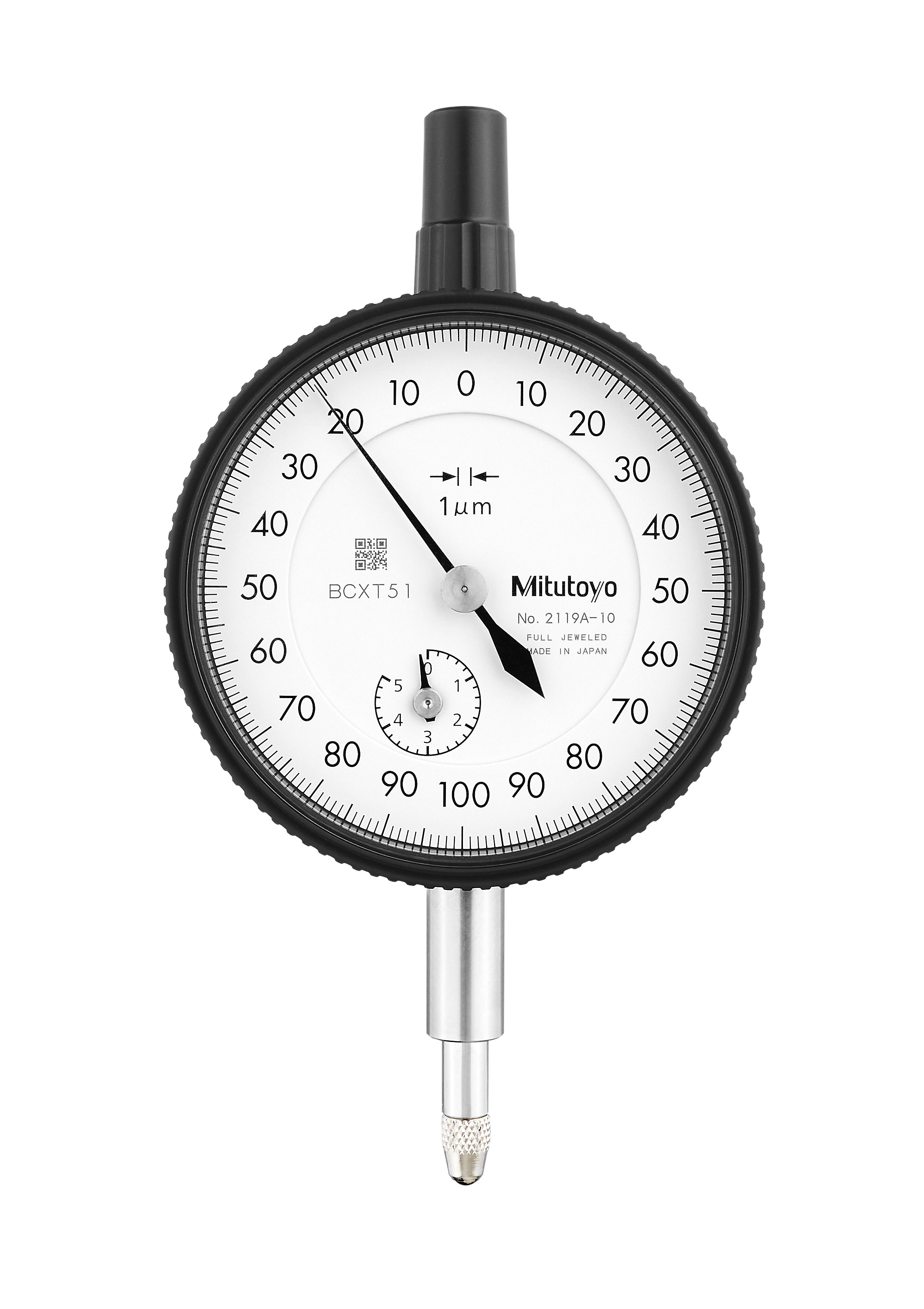 Mitutoyo, 2119A-10, DIAL INDICATOR .001MM/5MM 0-100-0