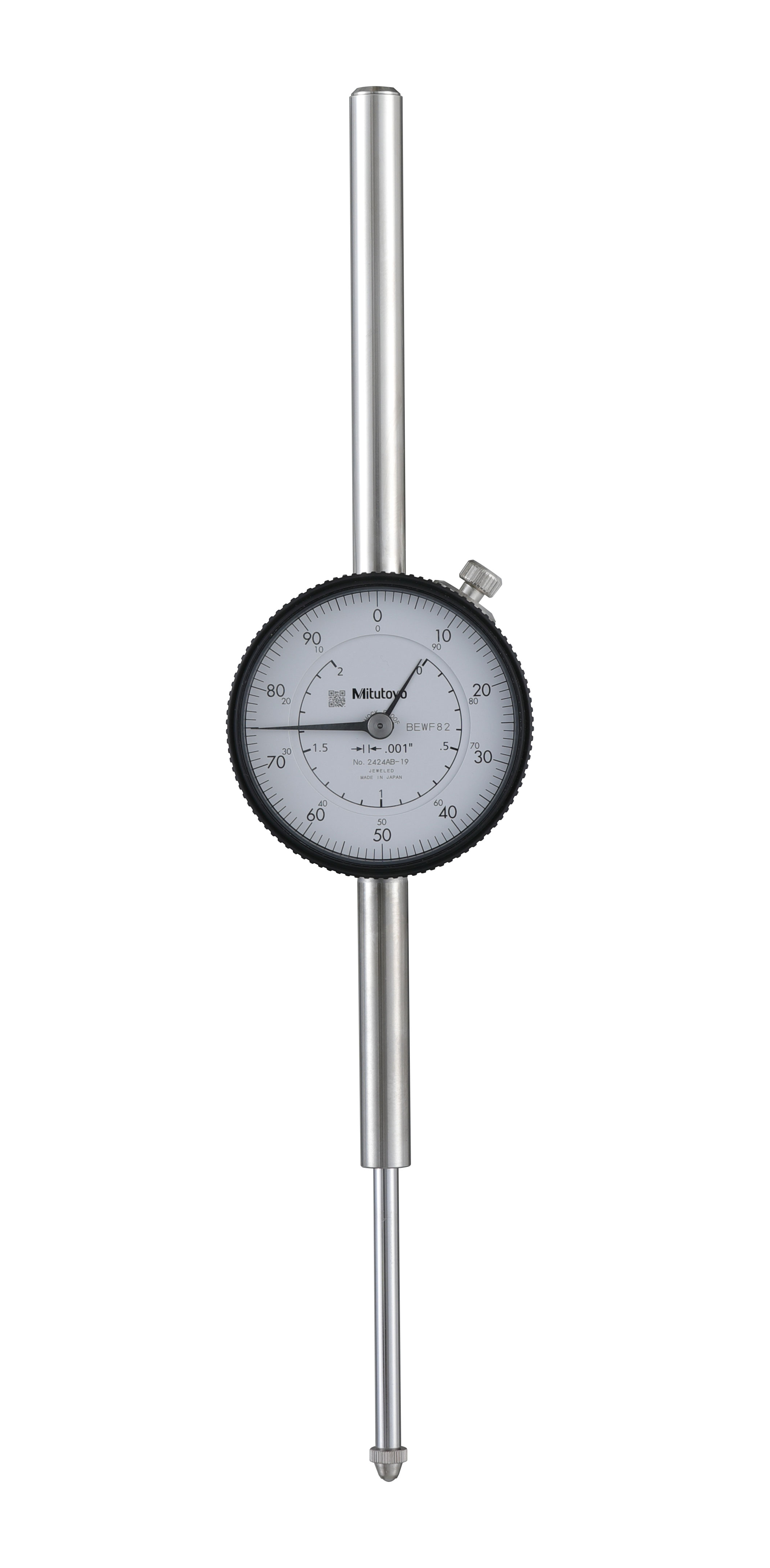 Mitutoyo, 2424AB-19, DIAL INDICATOR, FB,  .001-2 In