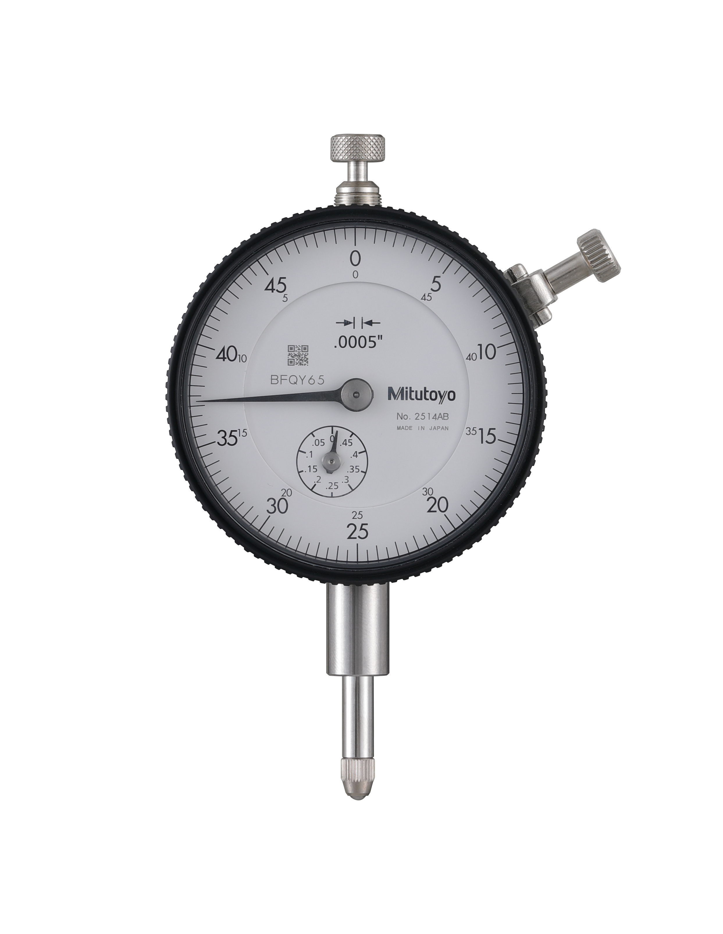 Mitutoyo, 2514AB, DIAL INDICATOR, FB, .0005-.5 In