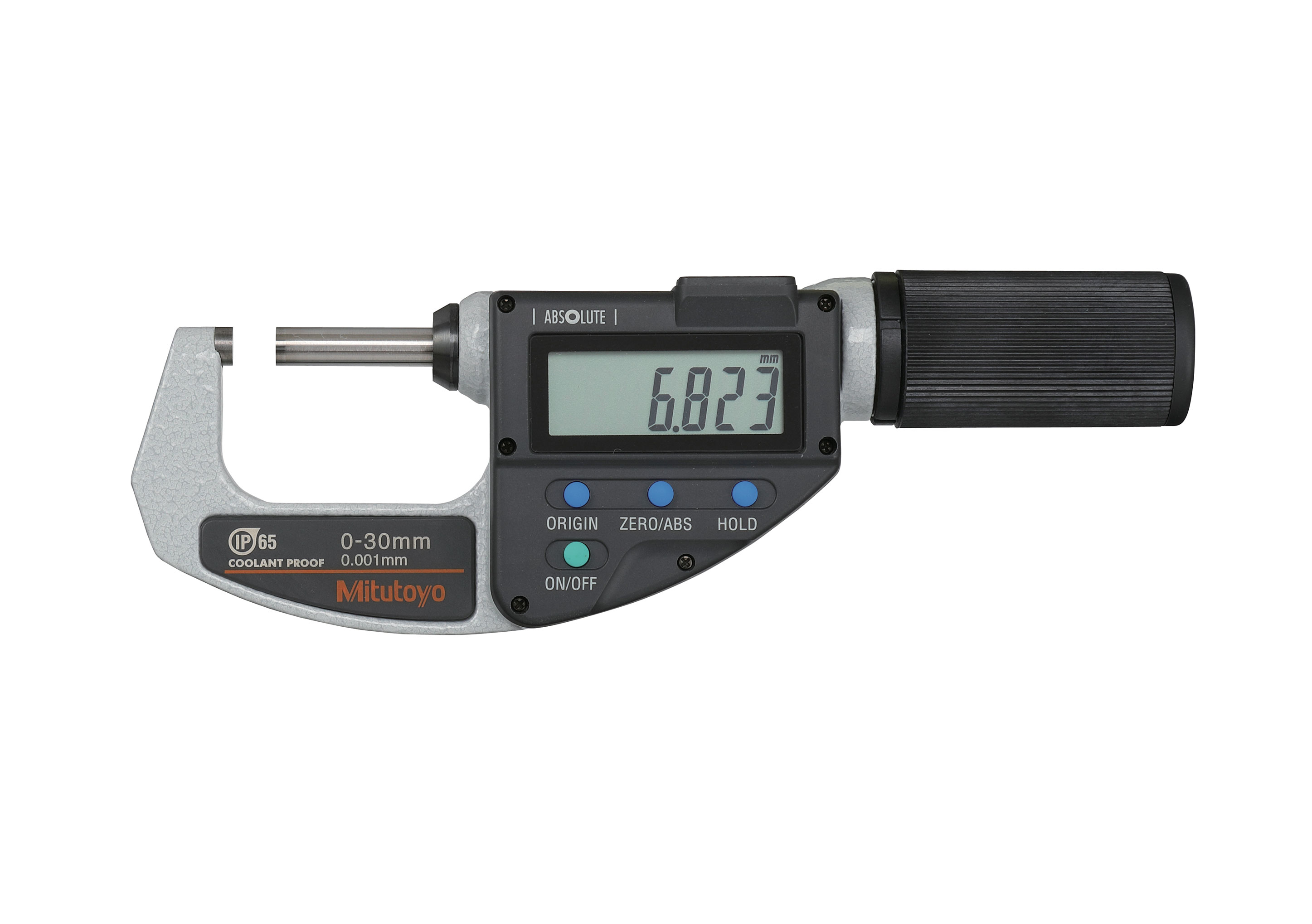 Mitutoyo, 293-666-20, QUICKMIKE MDQ-30M IP-54 0-30MM 0.001MM W/SPC