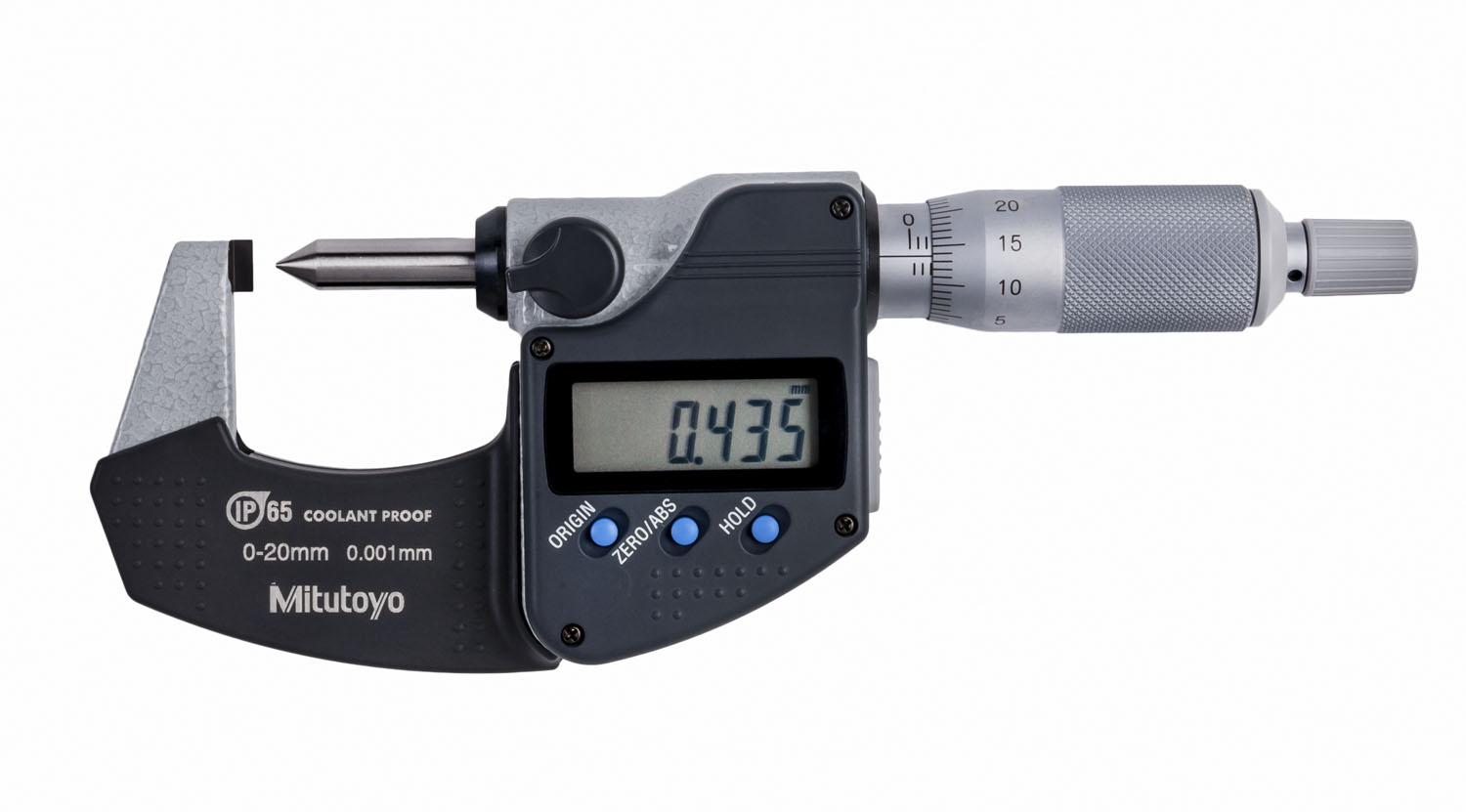 Mitutoyo, 342-271-30, MICROMETER, CRIMP HEIGHT, 0-20MM, 0.001MM, IP65