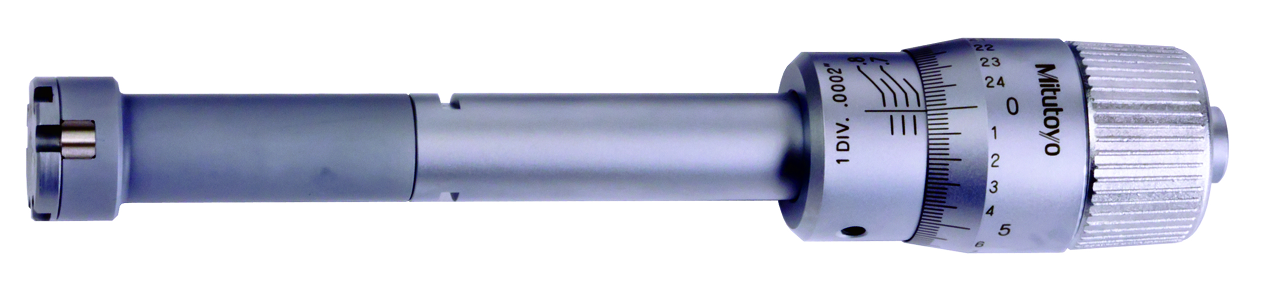 Mitutoyo, 368-865, .65-.8 In, .0002 In, Holtest, Type II, Alloyed Steel Contact Points, Ratchet Stop