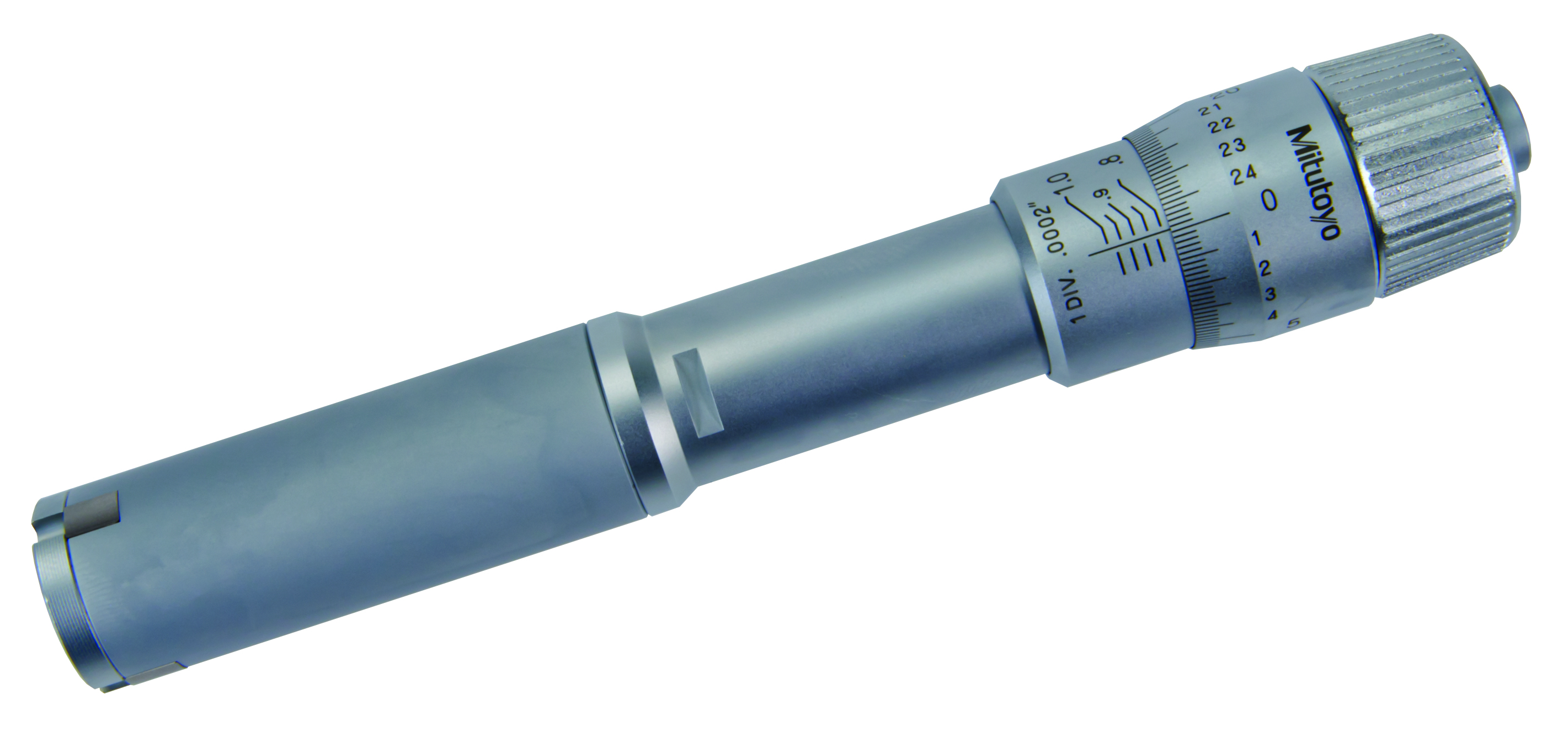 Mitutoyo, 368-866, .8-1 In, .0002 In, Holtest, Type II, Alloyed Steel Contact Points, Ratchet Stop