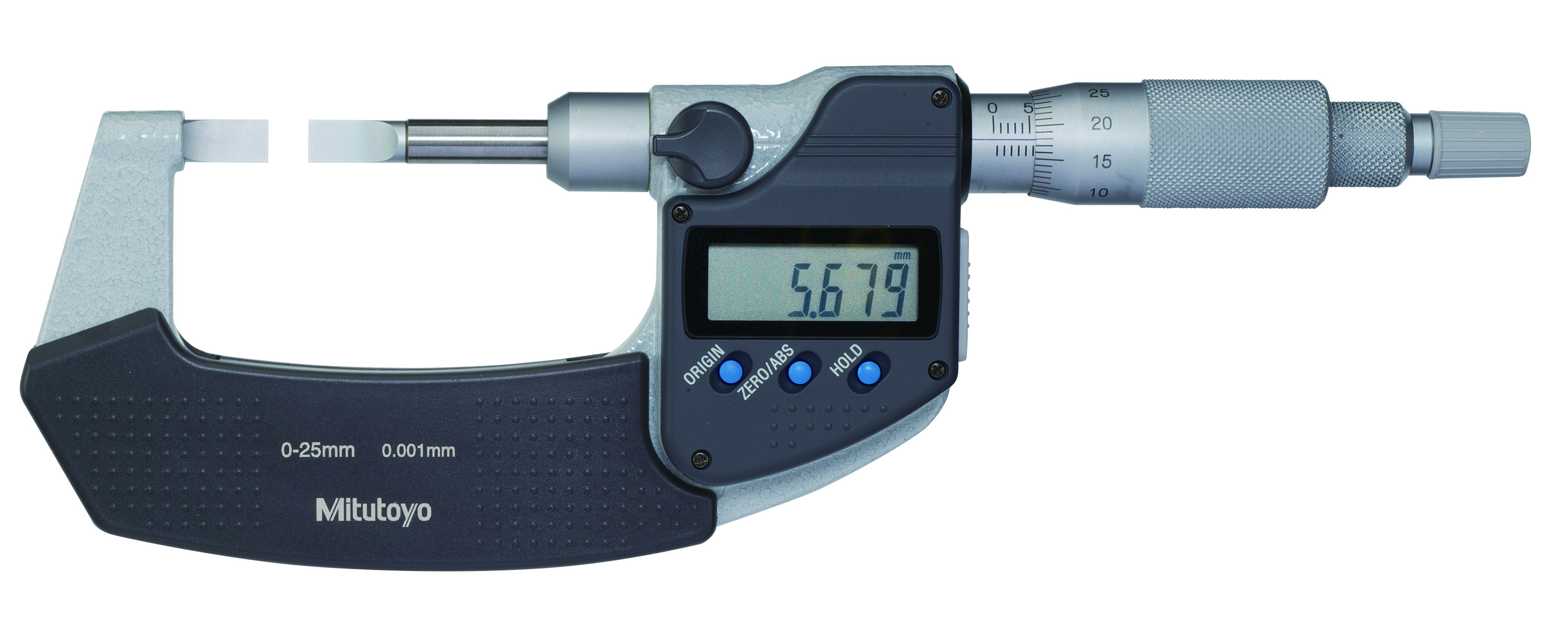 Mitutoyo, 422-230-30, MICROMETER, BLADE, TYPE A, 0-25MM, 0.001MM