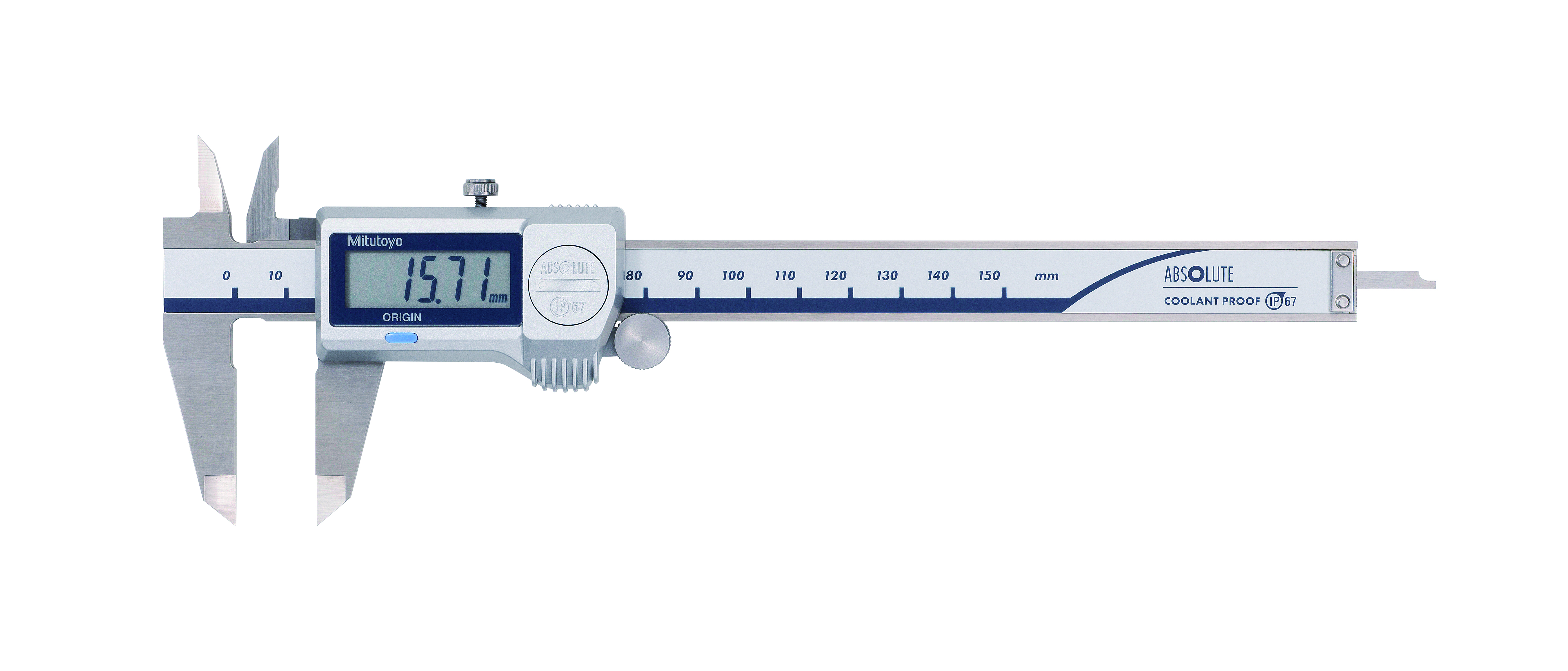 Mitutoyo, 500-702-20, 0-150mm, 0.01mm, IP67 Absolute Coolant Proof Caliper, No Output