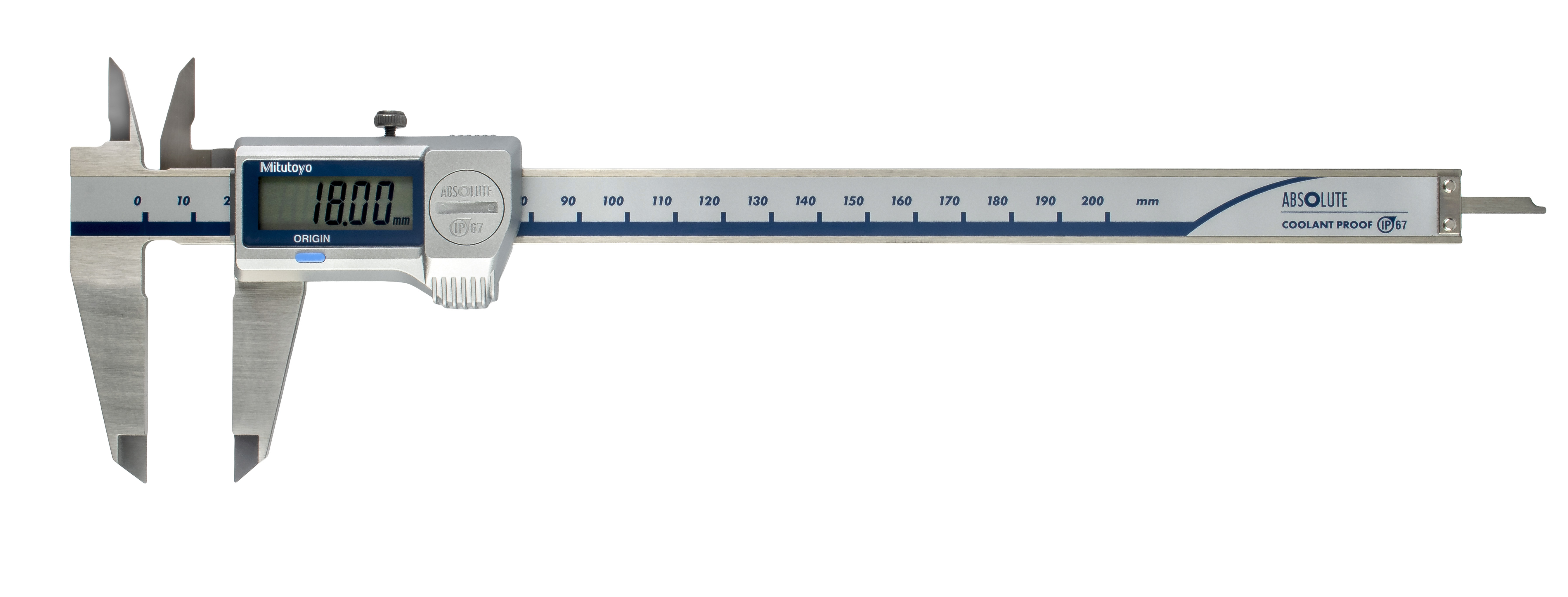 Mitutoyo, 500-707-20, CALIPER, DIGIMATIC, 0-200MM, IP67, 0.01MM, NO SPC