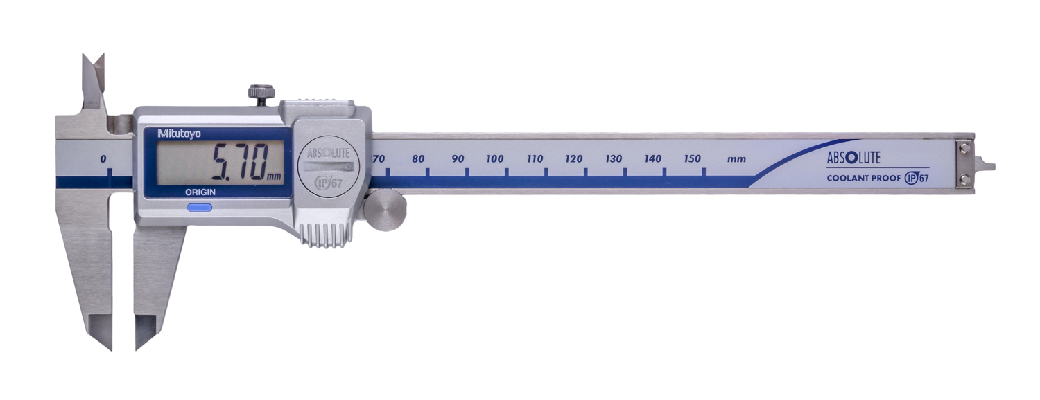 Mitutoyo, 500-712-20, CALIPER, DIGIMATIC, 0-150MM, IP67, 0.01MM, W/ SPC