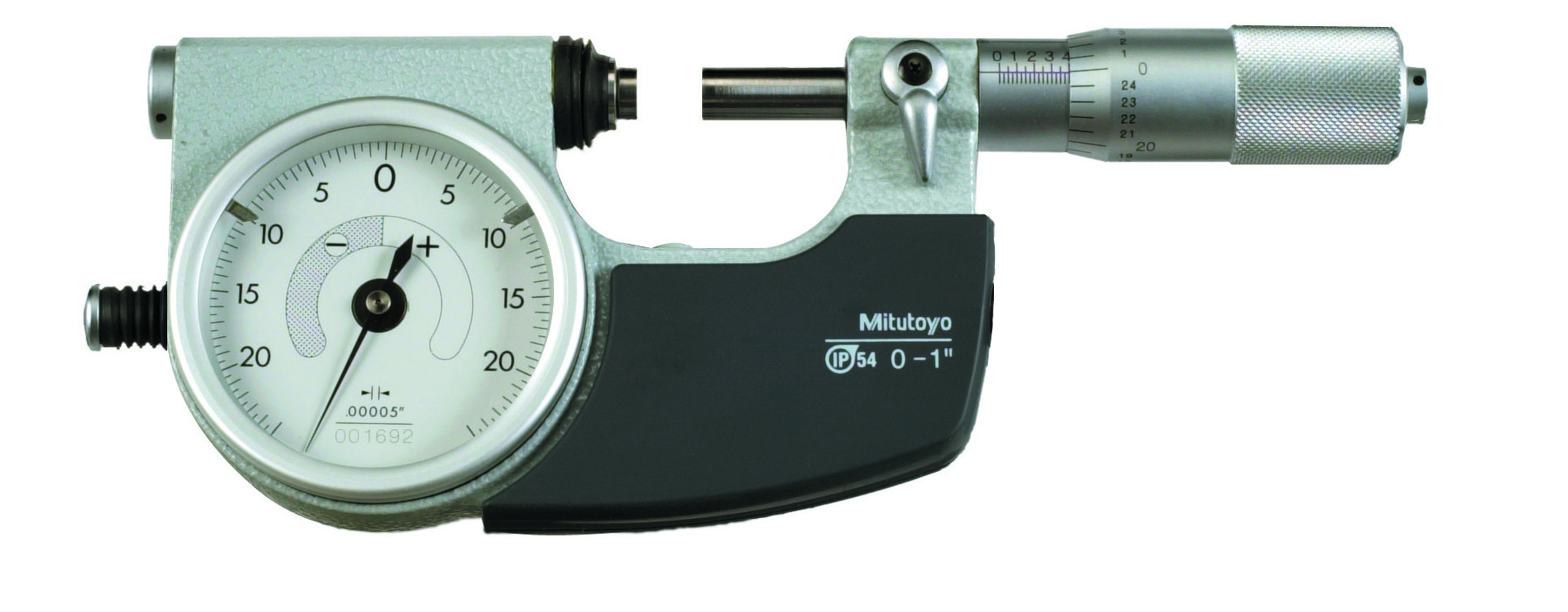 Mitutoyo, 510-151, INDICATING MIC, 0-1 In