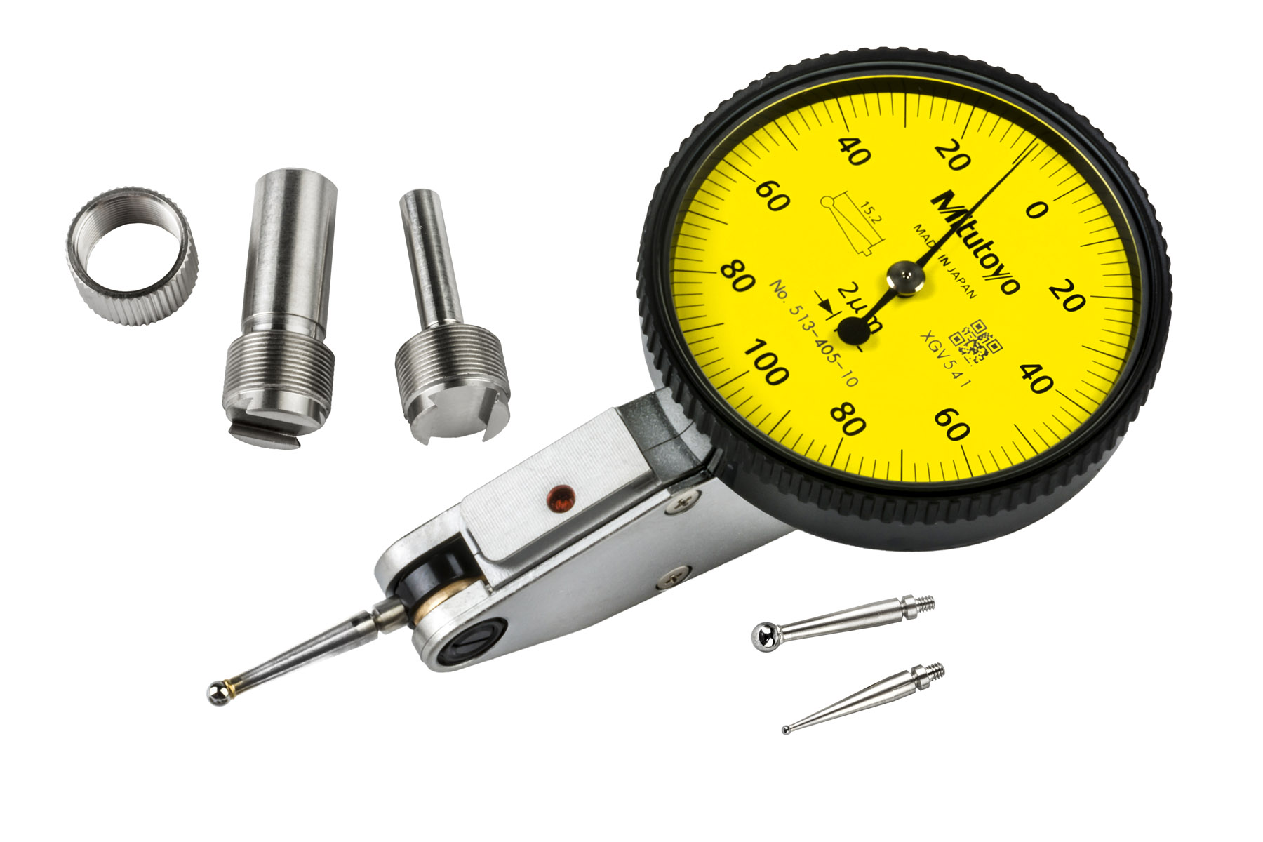 Mitutoyo, 513-405-10A, DIAL TI, MID SET, STANDARD, 0.2 MM, 0.002 MM GRAD, YELLOW DIAL