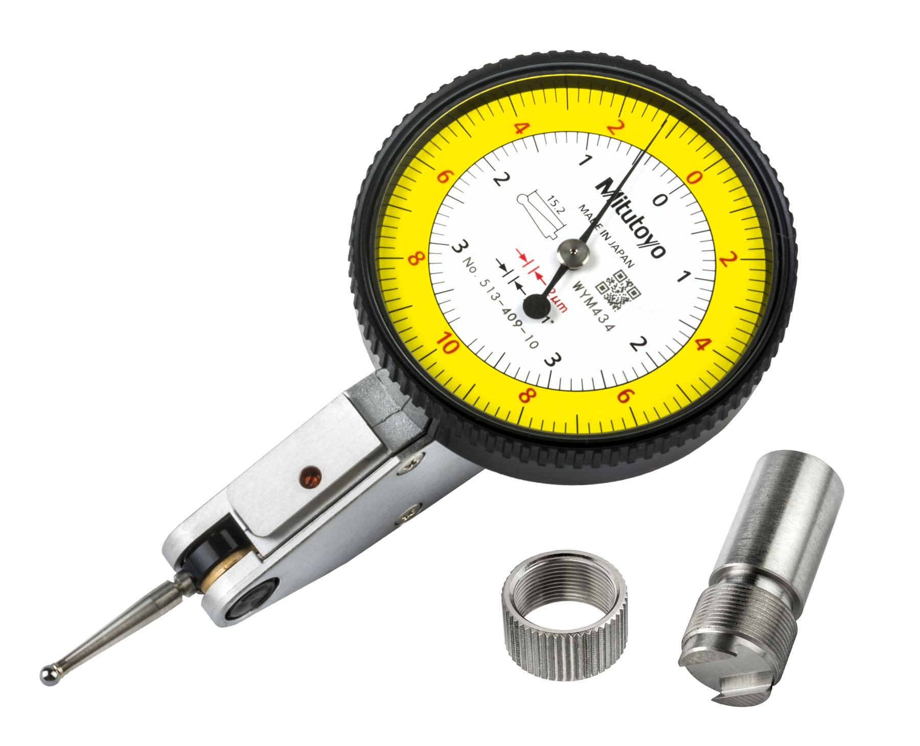 Mitutoyo, 513-409-10E, DIAL TI, BASIC SET, STANDARD, 0.2 MM/.0076 IN, 0.002 MM/.0001 IN GRAD, COMBO DIAL