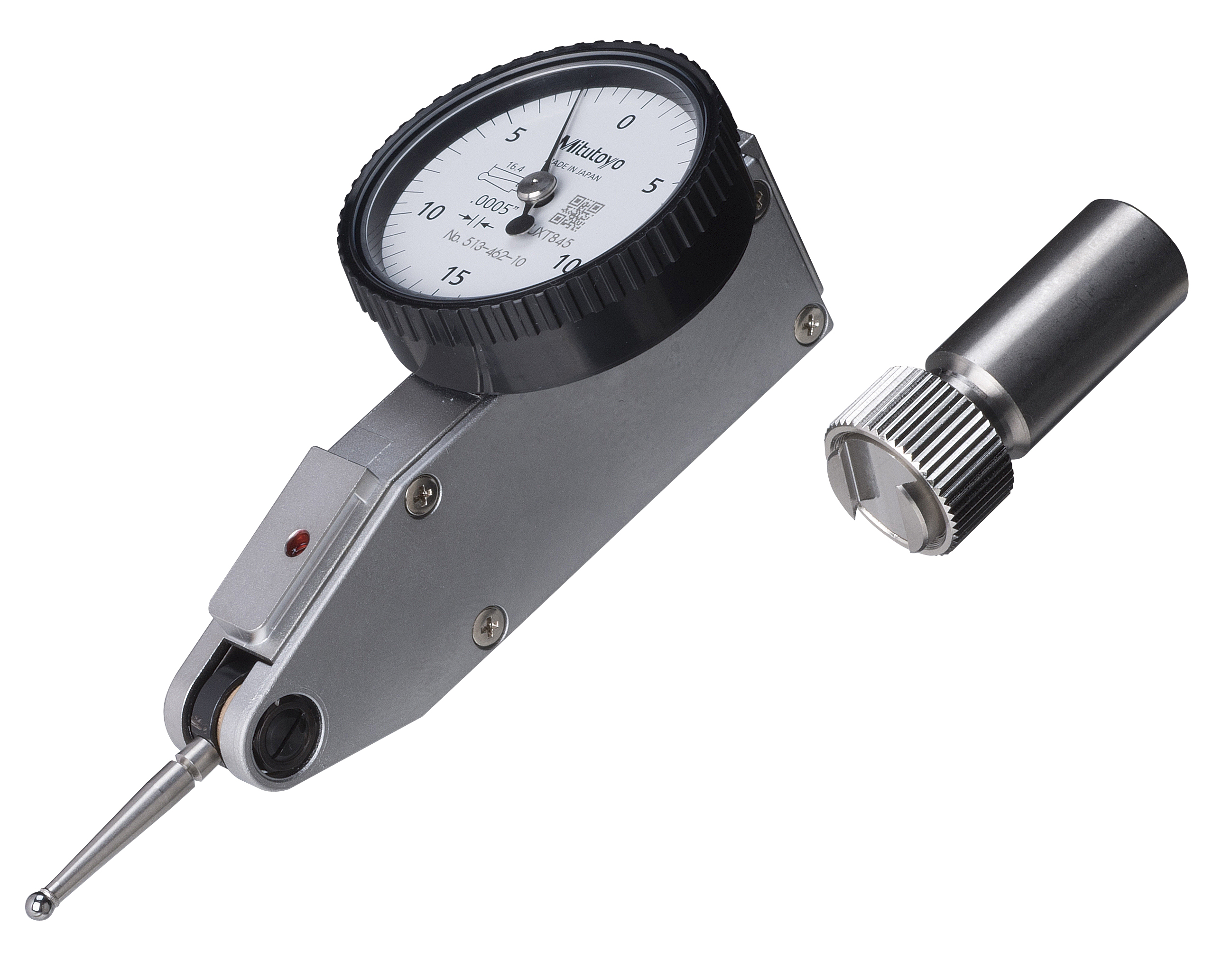 Mitutoyo, 513-462-10E, DIAL TI, BASIC SET, STANDARD (COMPACT), .03 IN, .0005 IN GRAD, WHITE DIAL