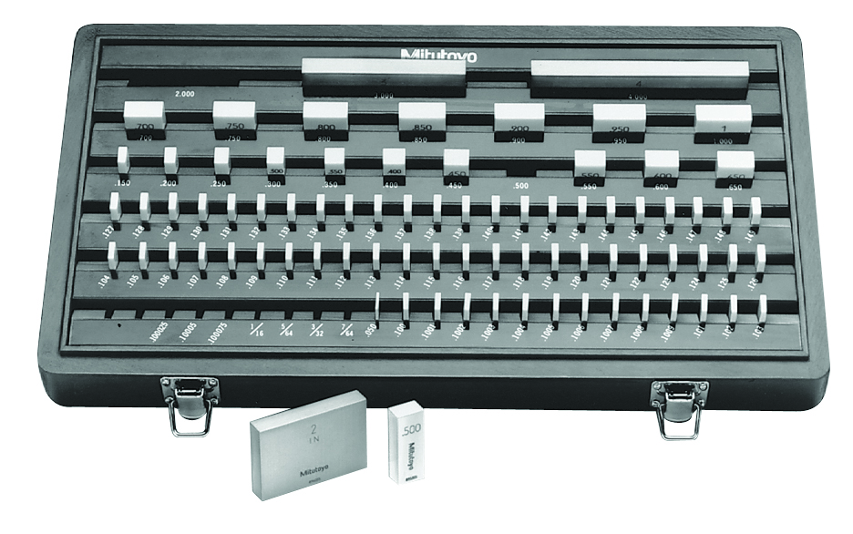 Mitutoyo, 516-301-26, 81 PC SET, IN, RECT, CERA, ASME 00