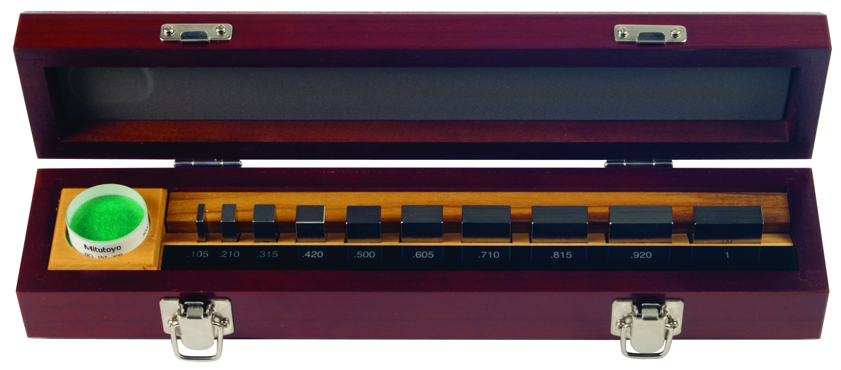 Mitutoyo, 516-922-26, Micrometer inspection gage block set, micro checker(holder only), inch/metric