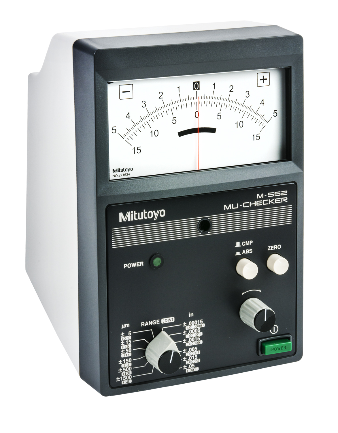 Mitutoyo, 519-552A, Mu-checker, analog/digital electronic micrometer, standard type(1probe required)
