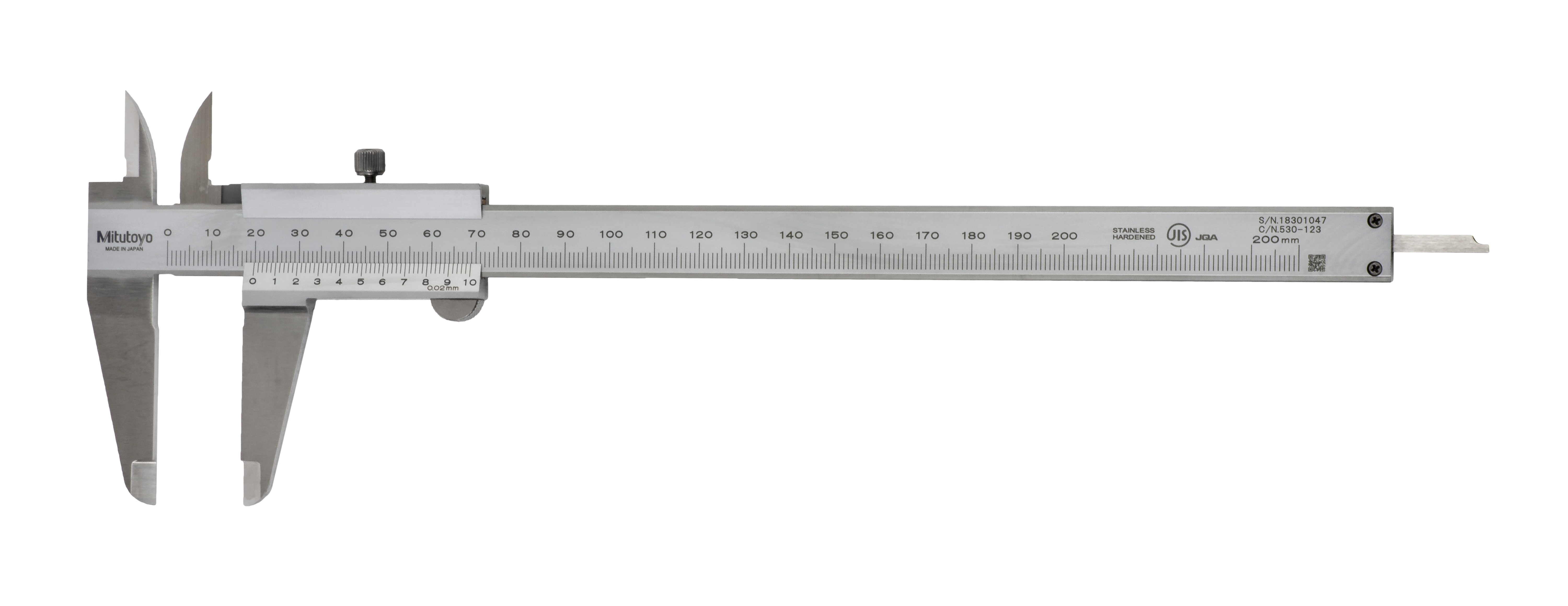 Mitutoyo, 530-123, VERNIER CALIPER, 200MM