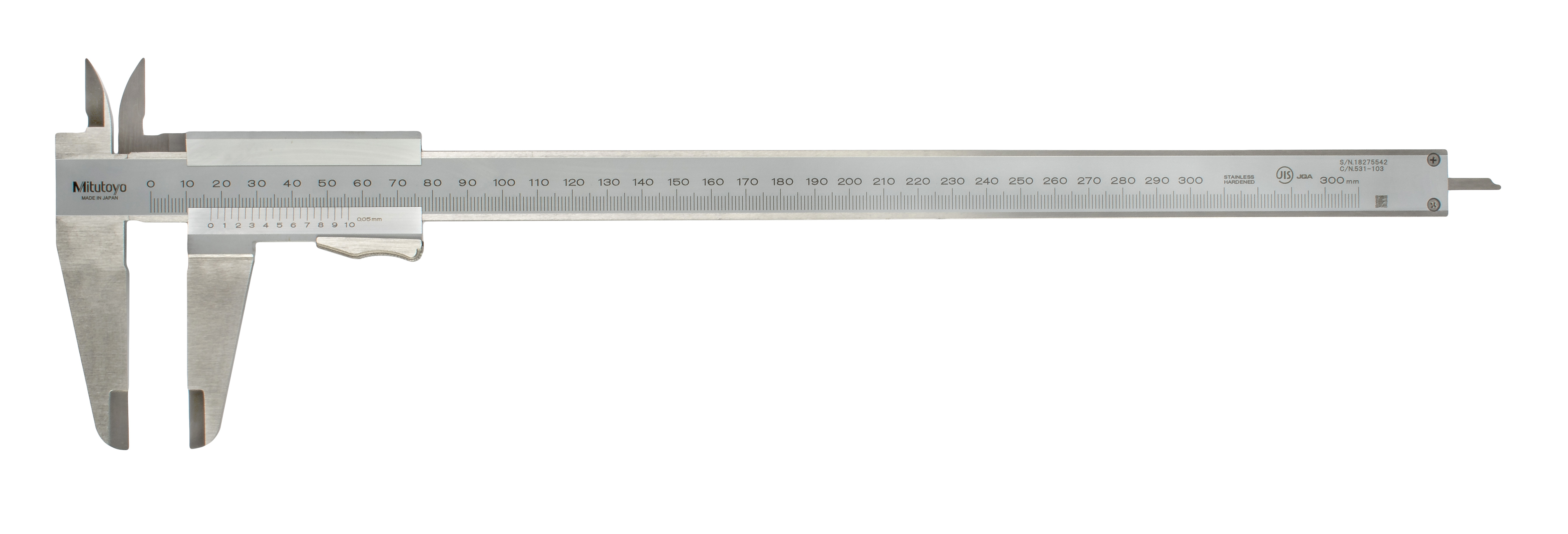 Mitutoyo, 531-103, VERNIER CALIPER, 300MM, THUMB CLAMP