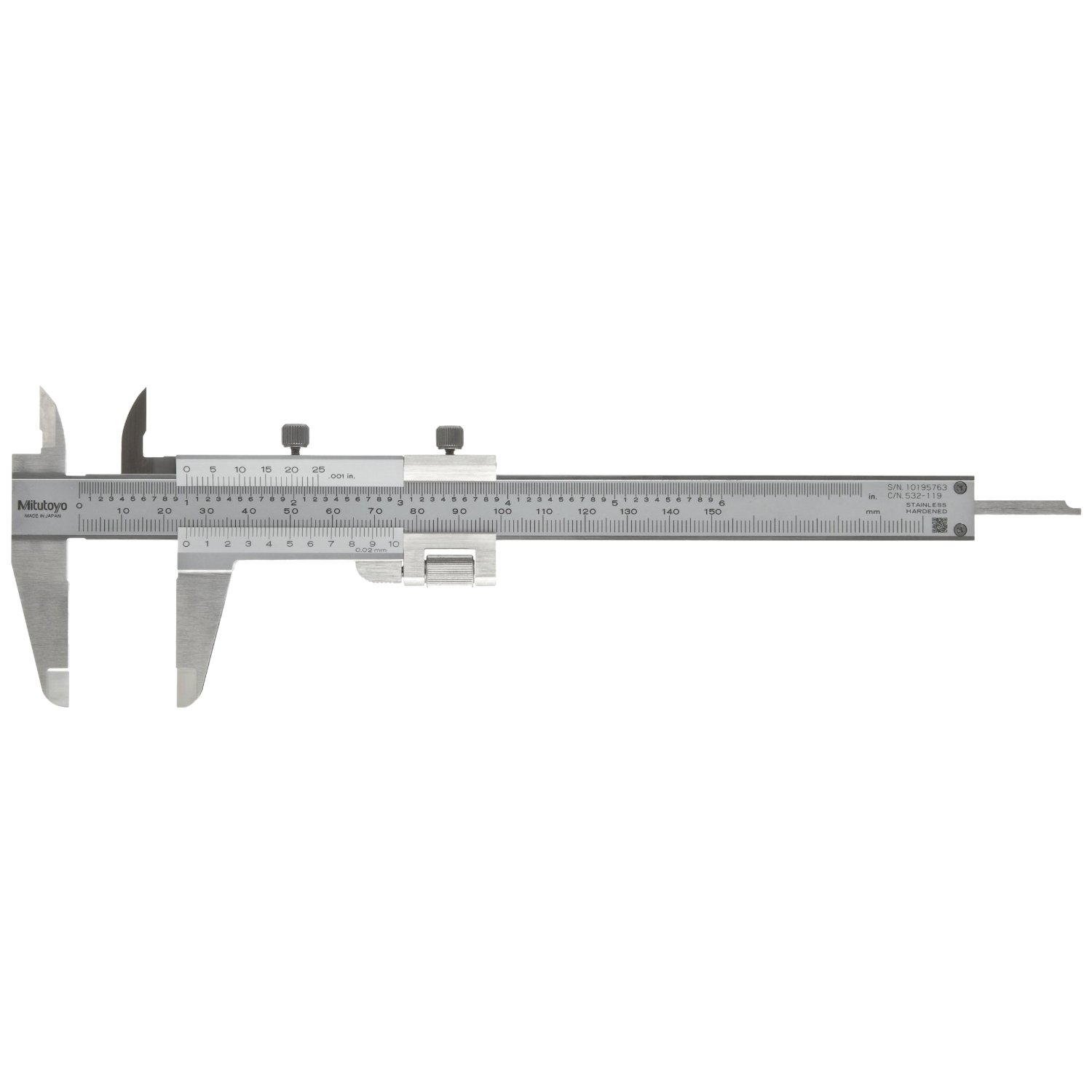 Mitutoyo, 532-119, VERNIER CALIPER NM6P IN