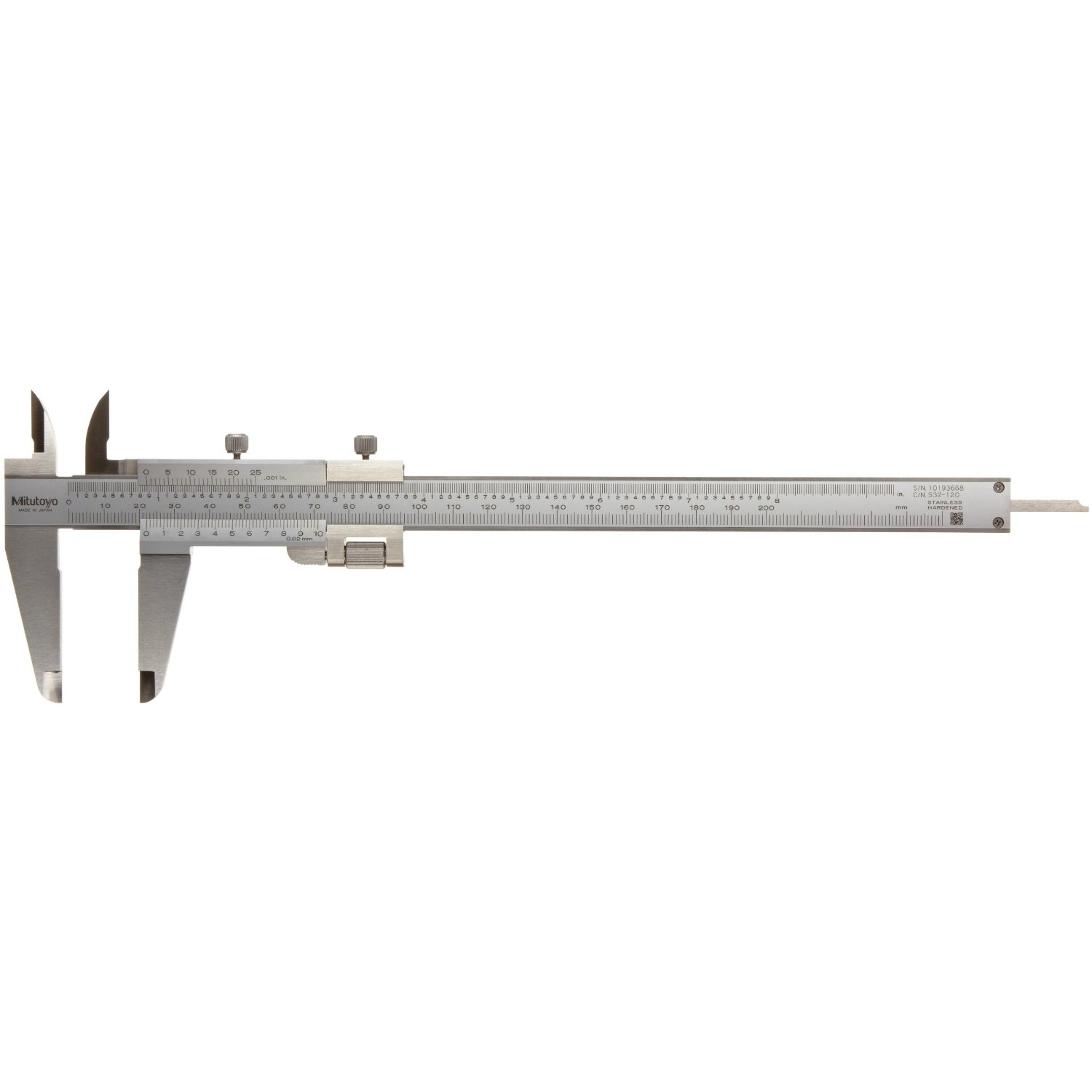 Mitutoyo, 532-120, VERNIER CALIPER NM8P IN