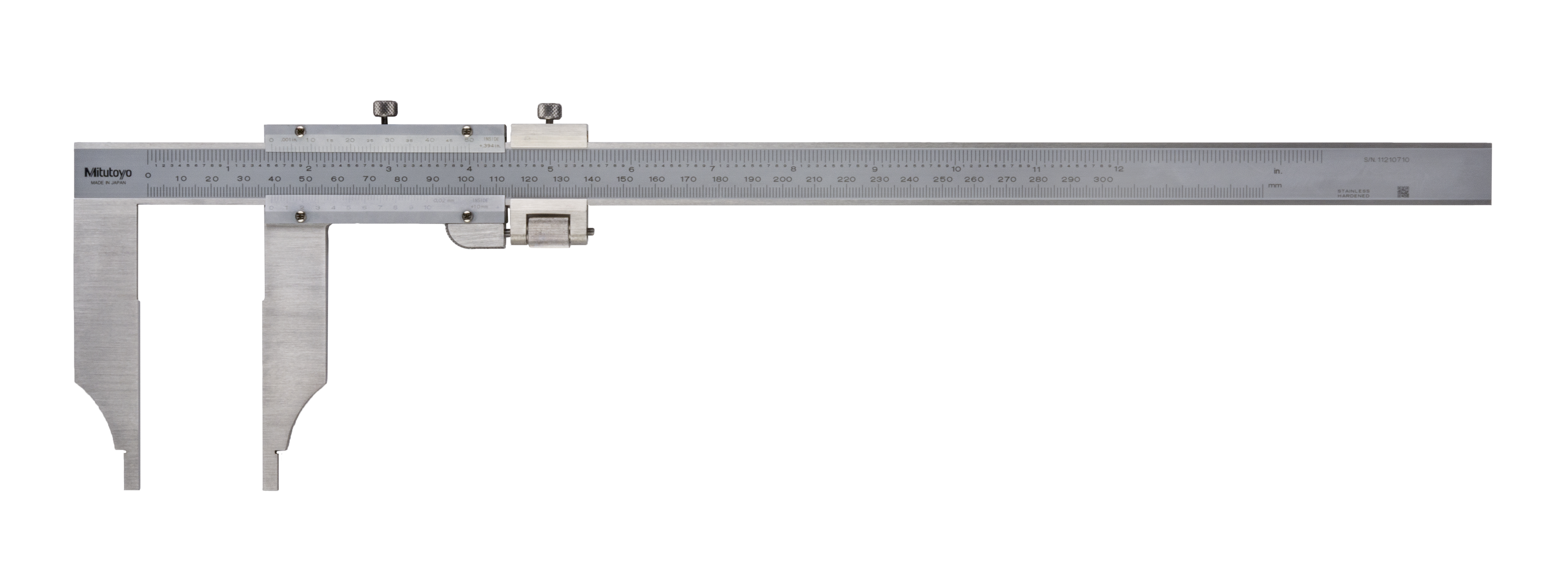 Mitutoyo, 534-105, VERNIER CALIPER, LONG JAW 300MM/12 In