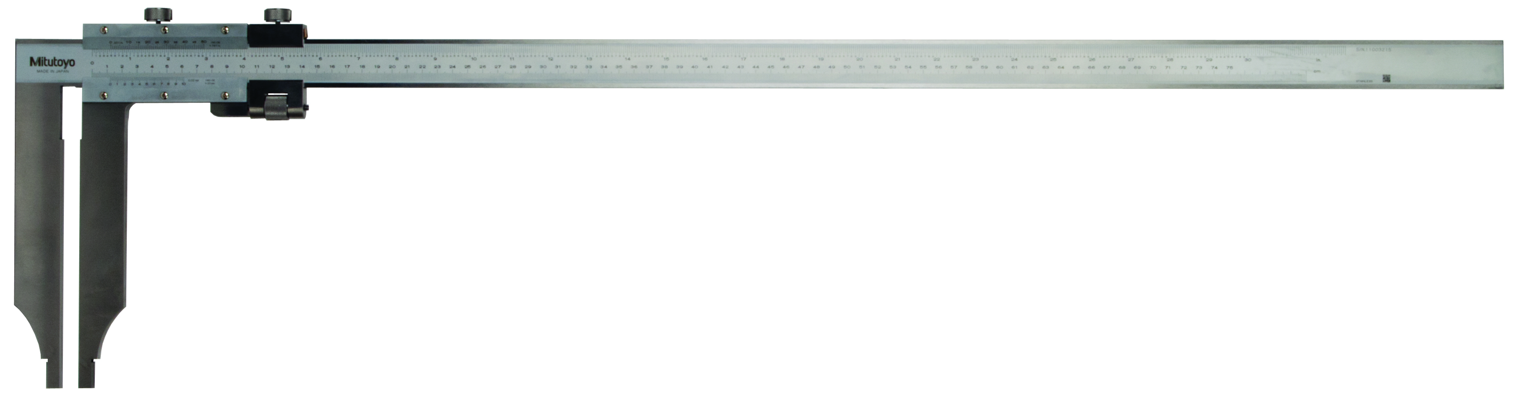 Mitutoyo, 534-107, VERNIER CALIPER, LONG JAW 750MM/30 In