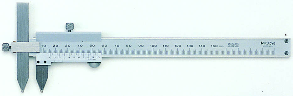 Mitutoyo, 536-105, OFF-SET CENTERLINE CALIPER, VERNIER, 10 - 150mm
