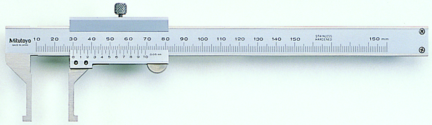 Mitutoyo, 536-145, VERNIER INSIDE TYPE CALIPER, INSIDE GROOVE TYPE, 10-150MM
