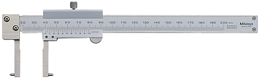 Mitutoyo, 536-146, VERNIER INSIDE TYPE CALIPER, POINT JAW TYPE, 20-150MM