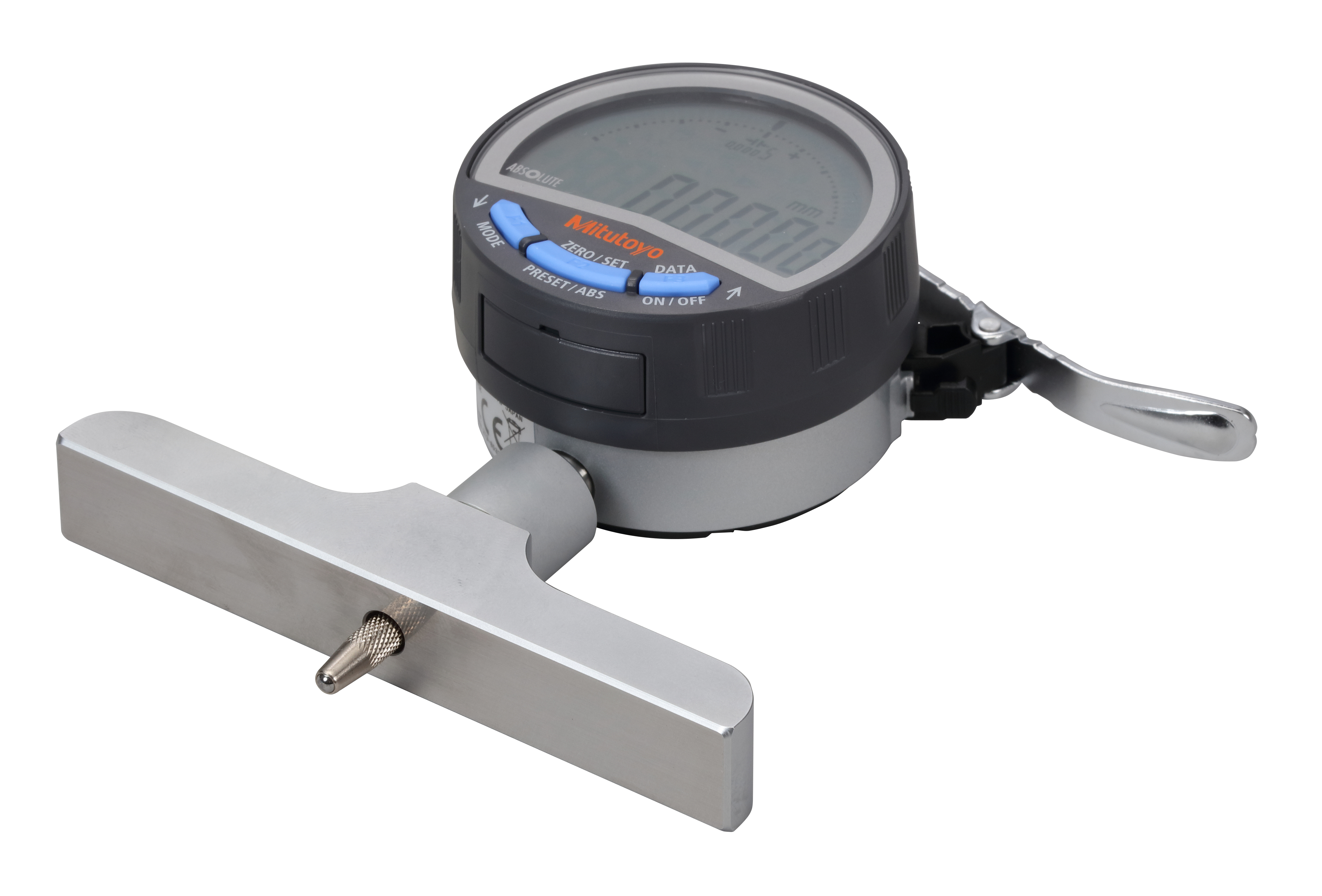 Mitutoyo, 547-252A, DIGIMATIC DEPTH GAGE 0.0005MM, 200MM, 101.6MM/4 IN BASE