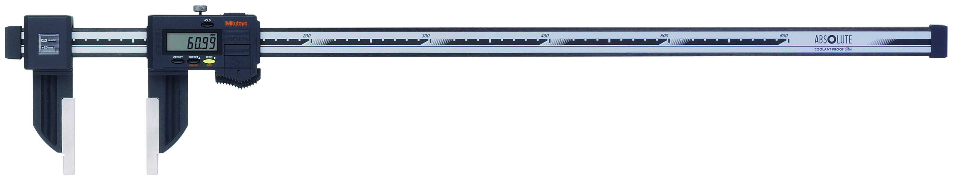 Mitutoyo, 552-303-10, DIGIMATIC CARBON-FIBER CALIPER, WITH INTERCHANGEABLE JAW ATTACHMENTS, CFC-60G