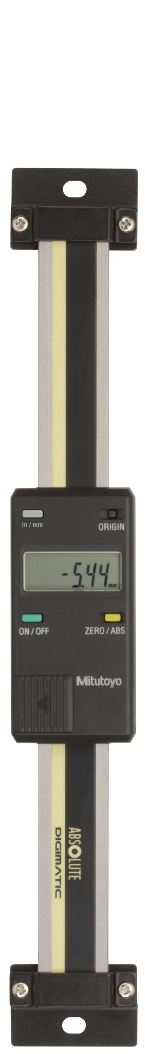 Mitutoyo, 572-310-10, 0-4 In/0-100mm, .0005 In/0.01mm Vertical Digimatic Scale Unit, With SPC Data Output