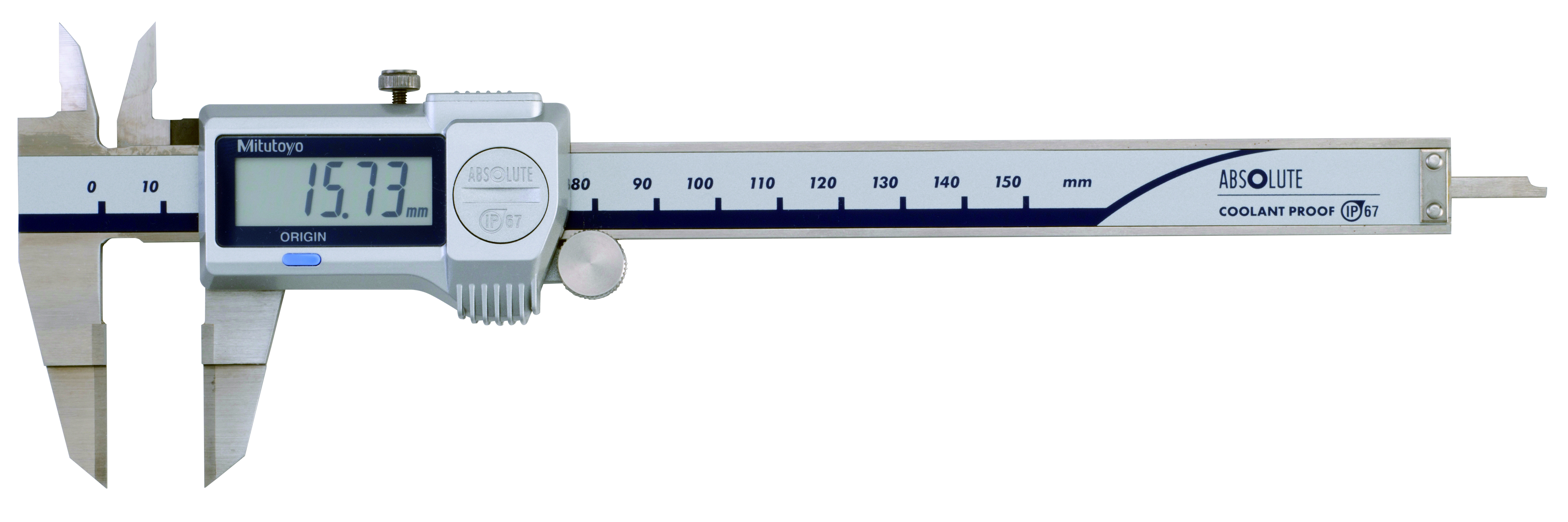 Mitutoyo, 573-634-20, Digimatic Blade-Type Caliper, 0-150mm, 0.01mm Resolution, �0.02mm Accuracy, NTD13-15PMX