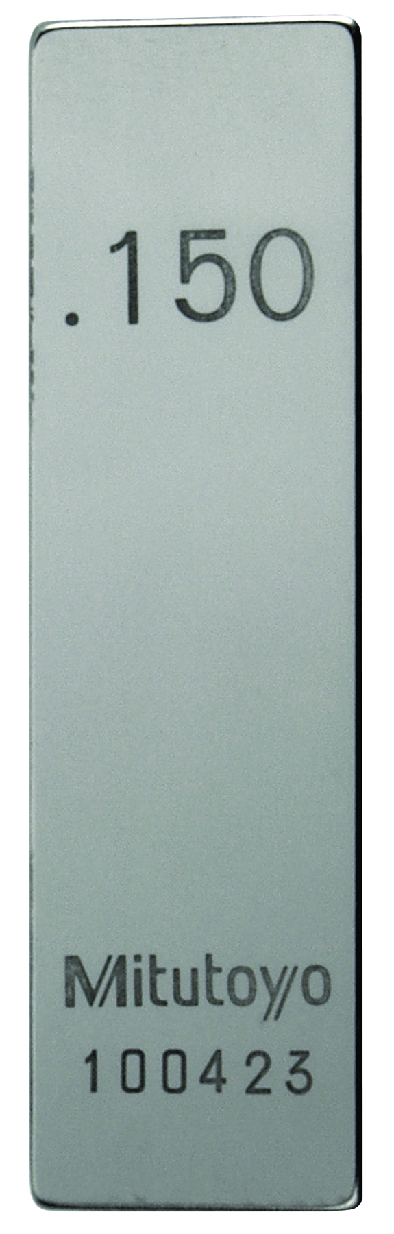 Mitutoyo, 611115-531, .15 In, Rectangular, Steel, Gage Block, ASME 0