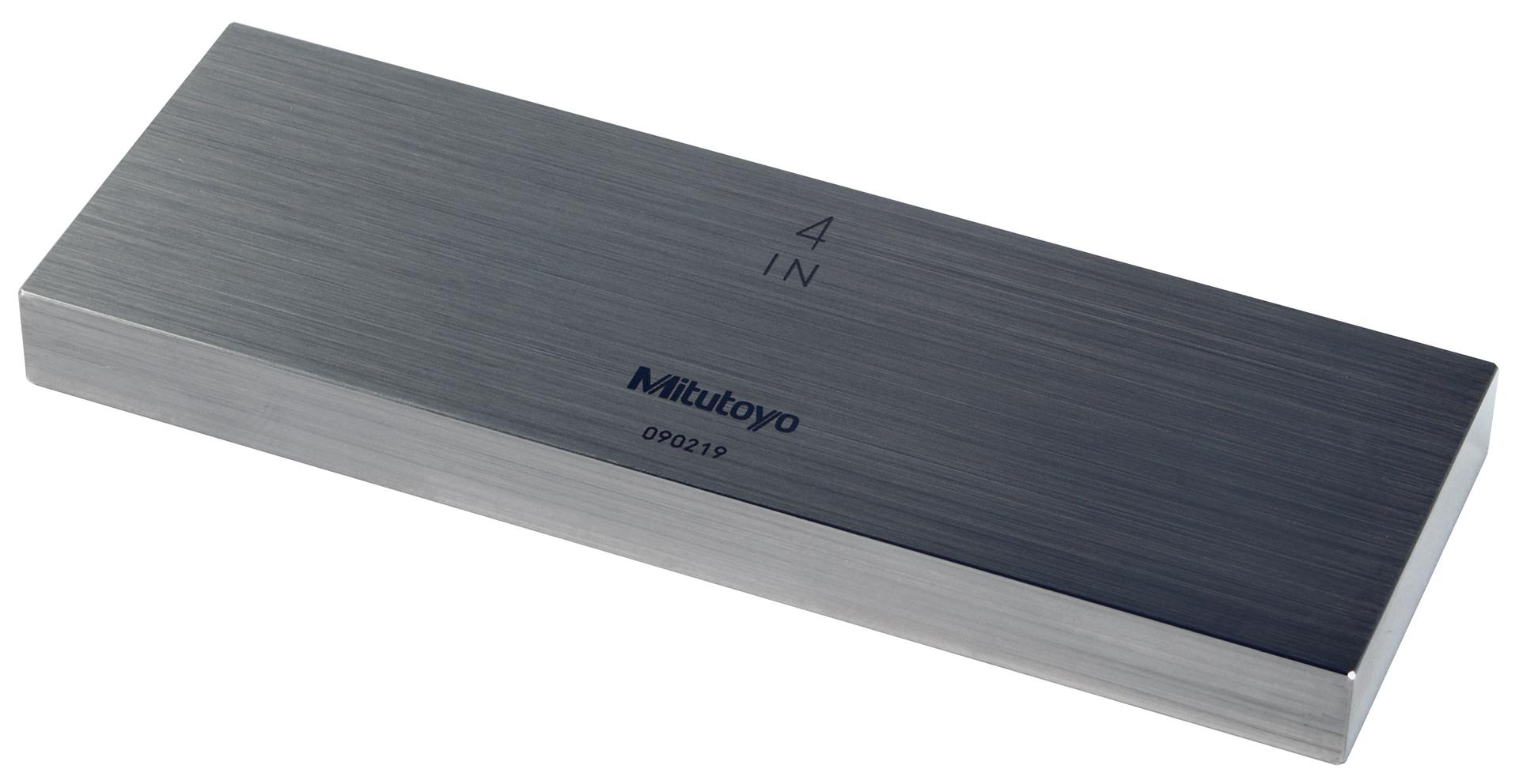 Mitutoyo, 611204-531, 4.0 In, Rectangular, Steel, Gage Block, ASME 0