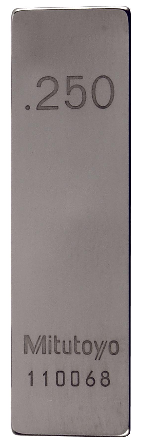 Mitutoyo, 611212-531, .25 In, Rectangular, Steel, Gage Block, ASME 0