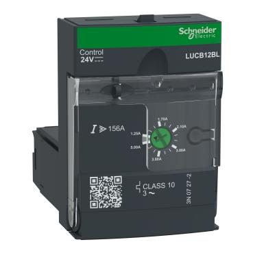 SCHNEIDER, LUC-B12BL, ON-OFF MOTOR STARTERS, ADVANCED ONTROL UNIT LUCB, 24VDC, MOTOR POWER KW: 9K...